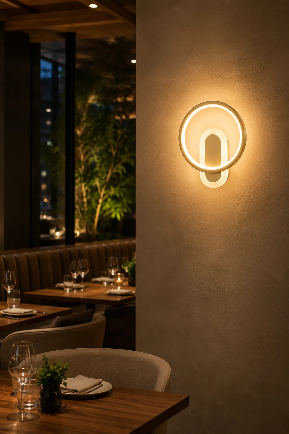 Round Brass Wall Lamp - Lumpaz