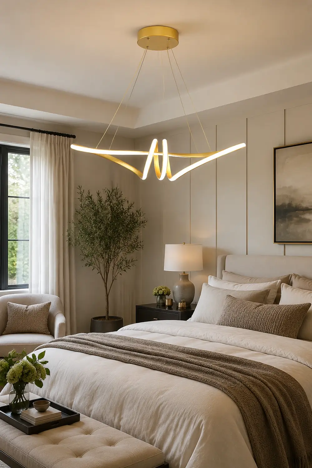 Ribbon Chandelier - Lumpaz