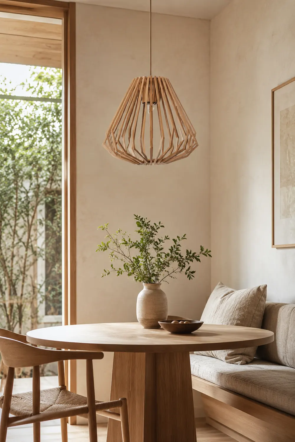 Wood Cage Pendant Lamp - Lumpaz