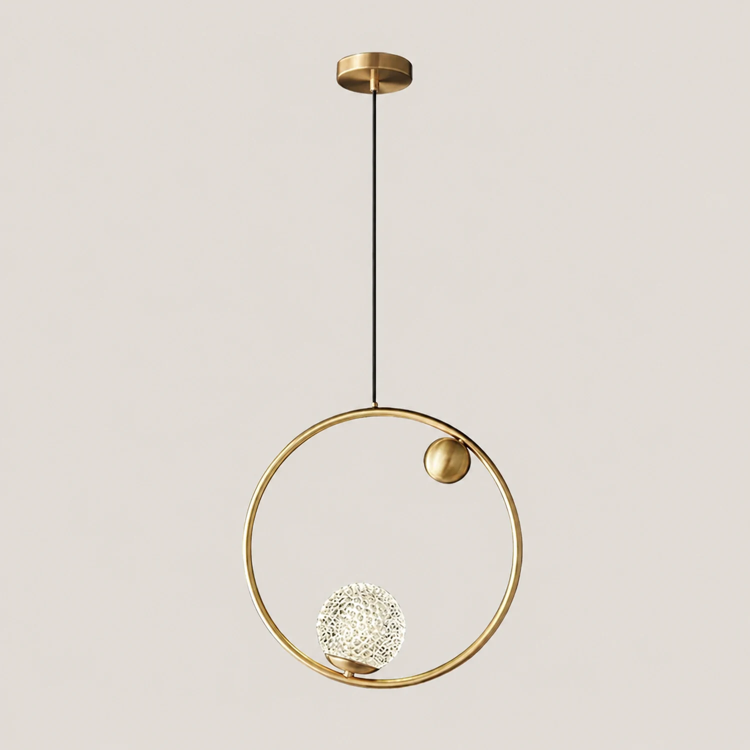 Jupiter Brass Pendant Lamp - Lumpaz