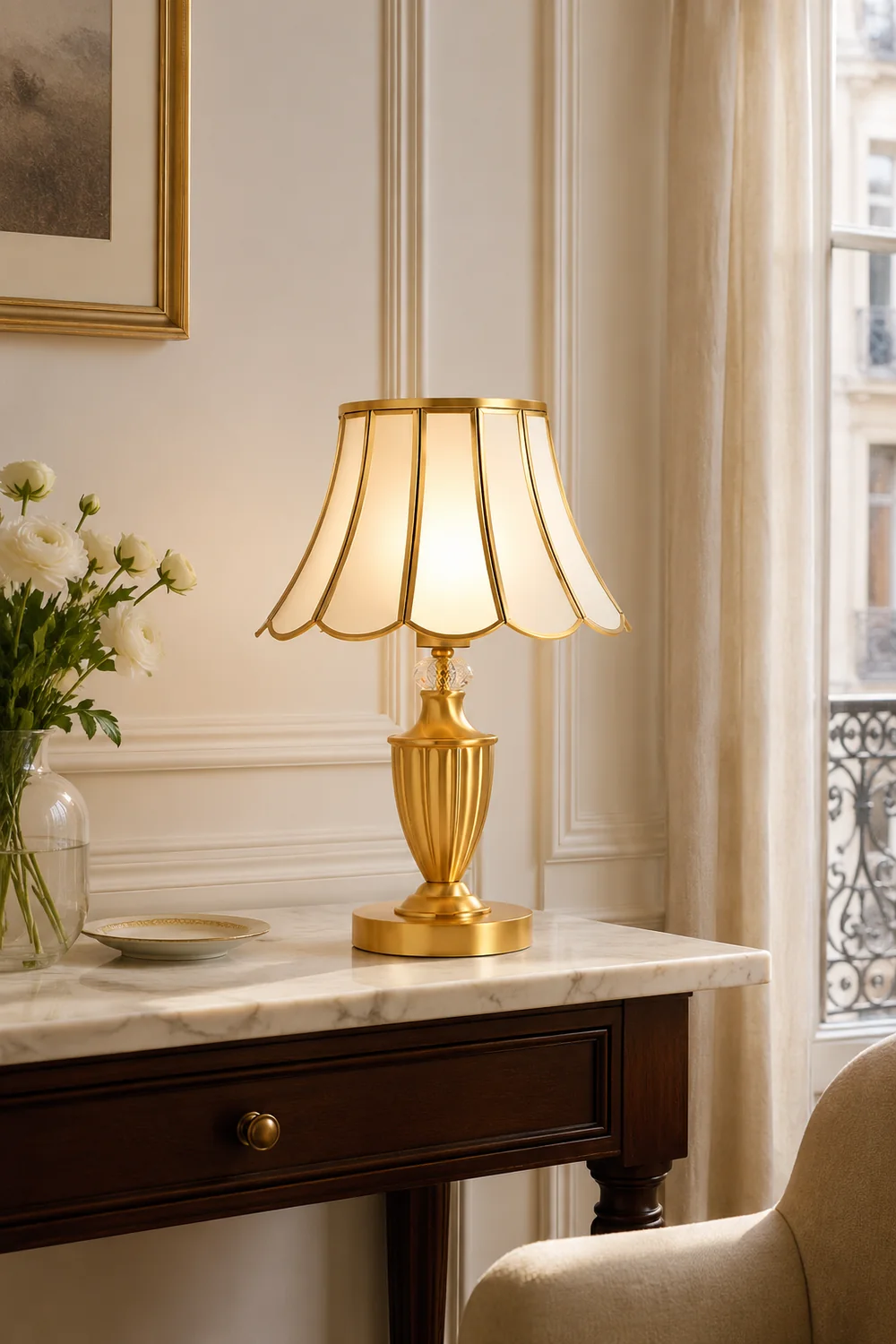 Kristall Brass Table Lamp - Lumpaz