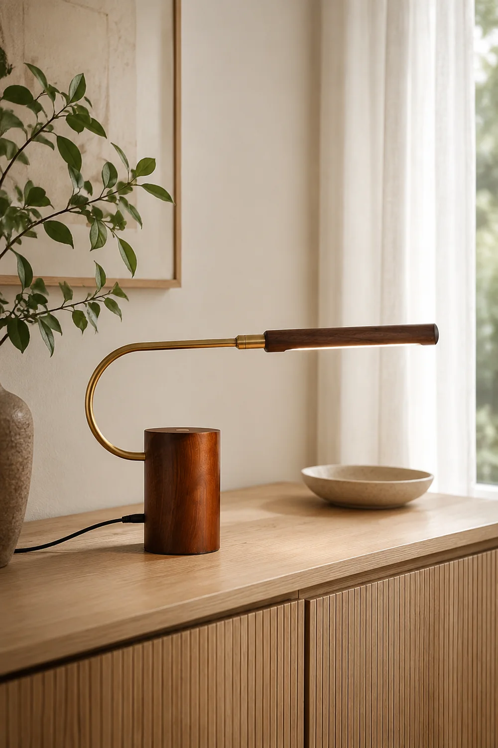 Banker Slim Table Lamp - Lumpaz