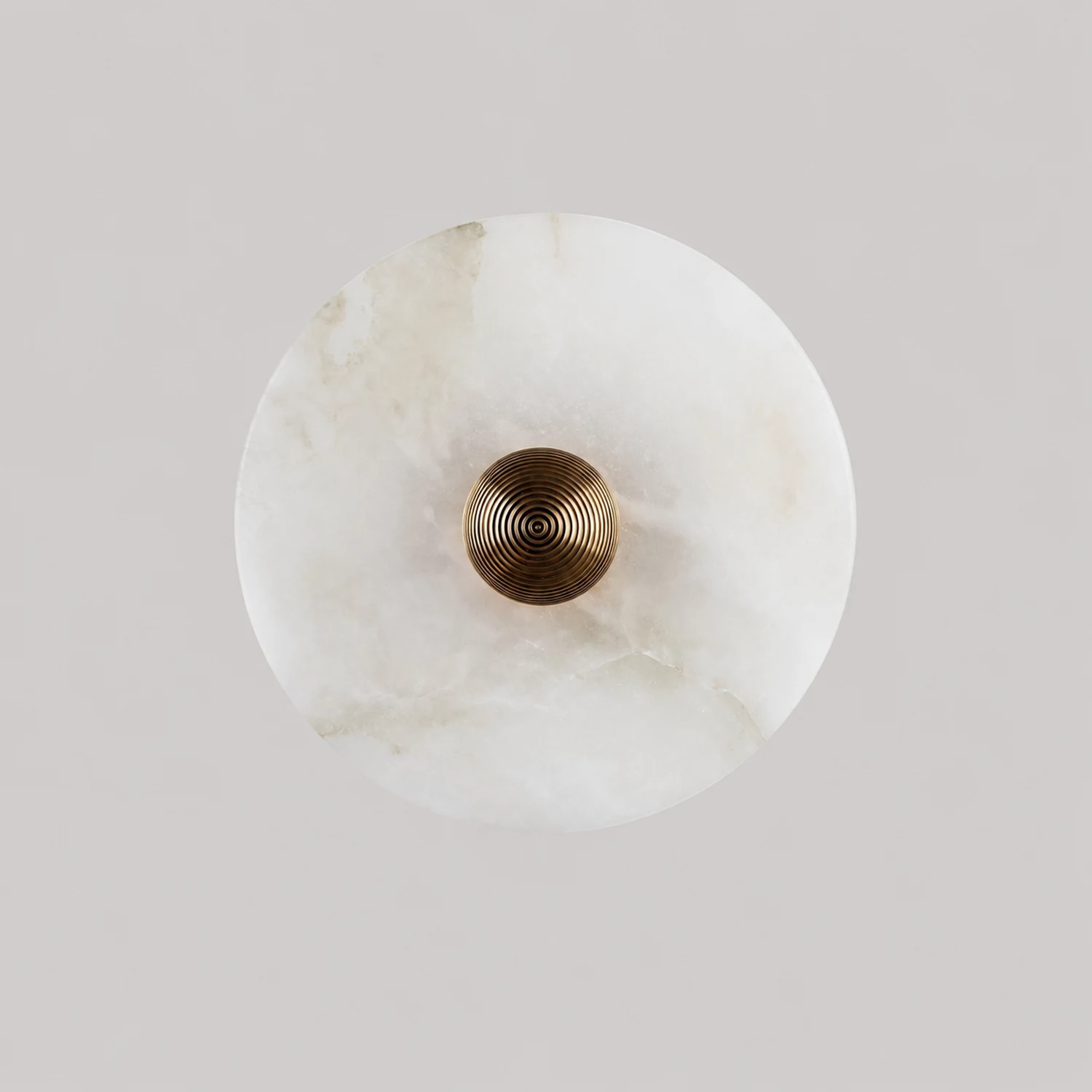 Round Alabaster Wall Lamp - Lumpaz