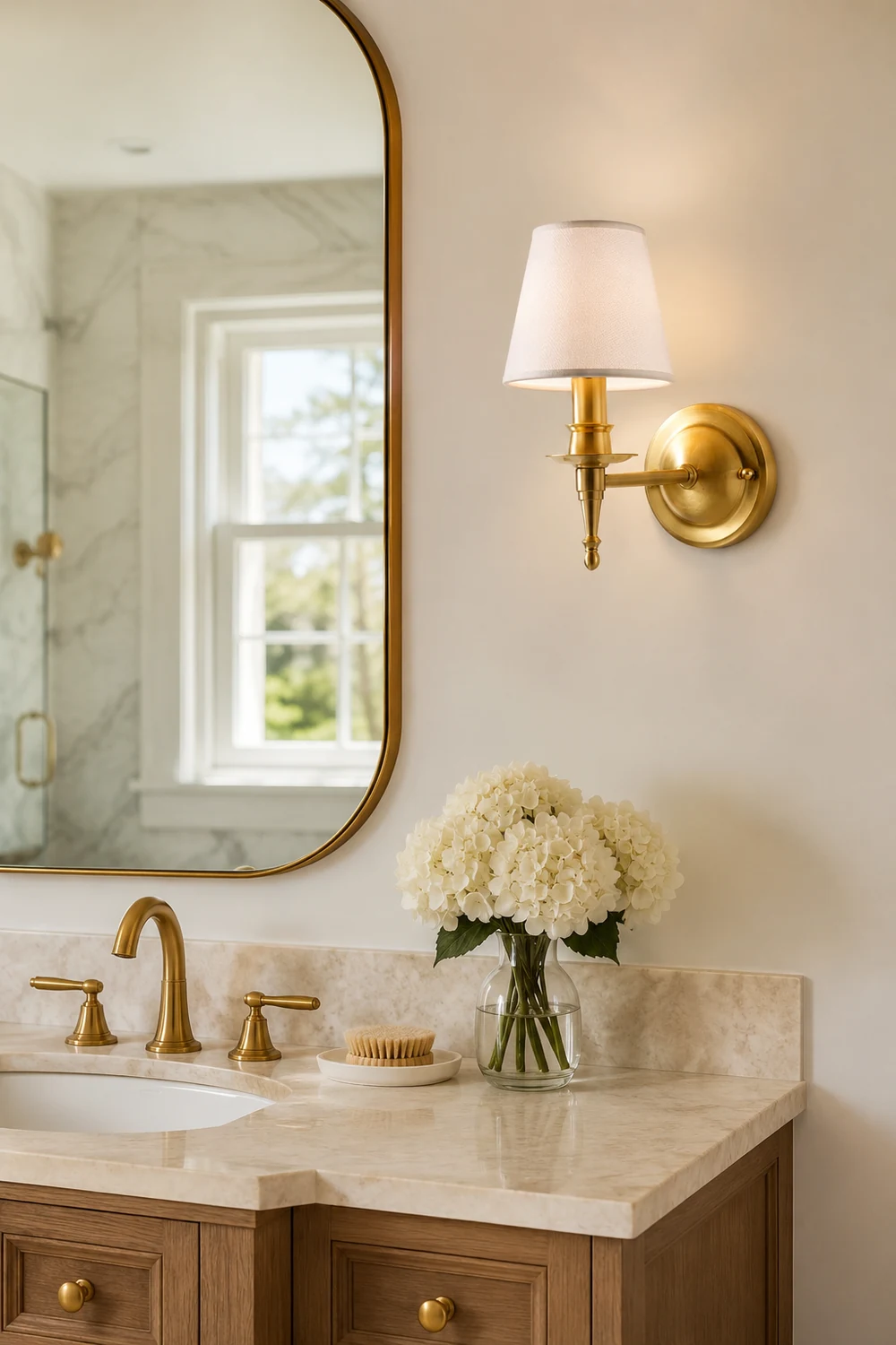 Antique Brass Wall Lamp - Lumpaz