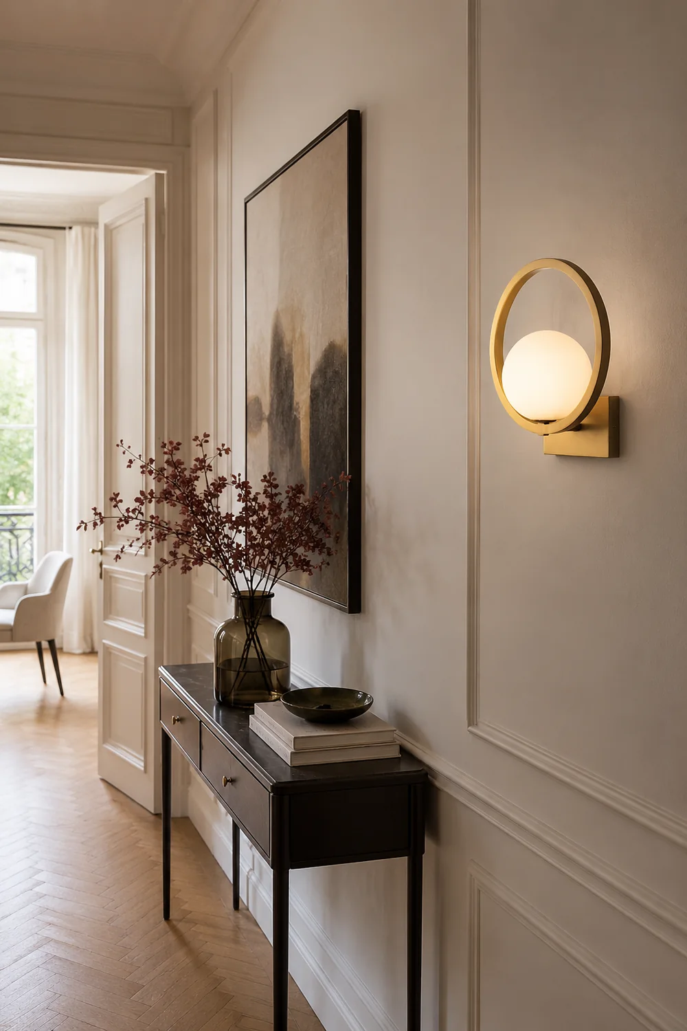 Lunar Brass Wall Lamp - Lumpaz