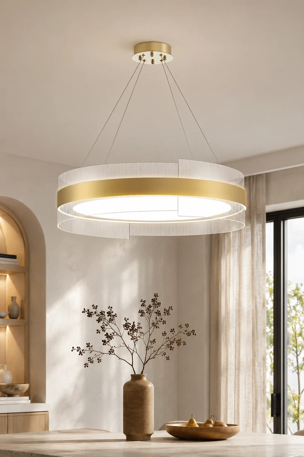 Genevieve Round LED Chandelier - Lumpaz