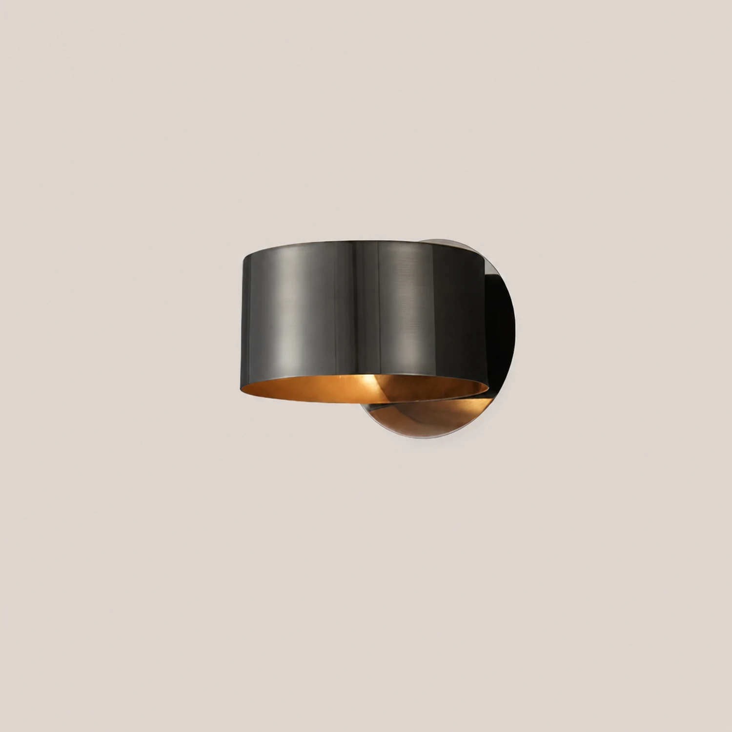 Brass Drum Wall Lamp - Lumpaz