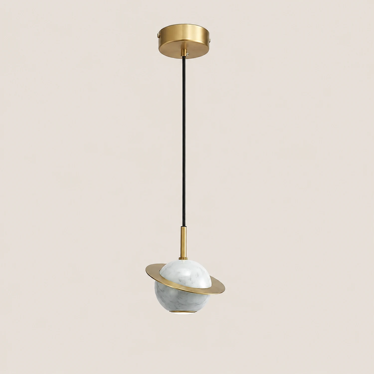 Marble Sphere Pendant Lamp - Lumpaz