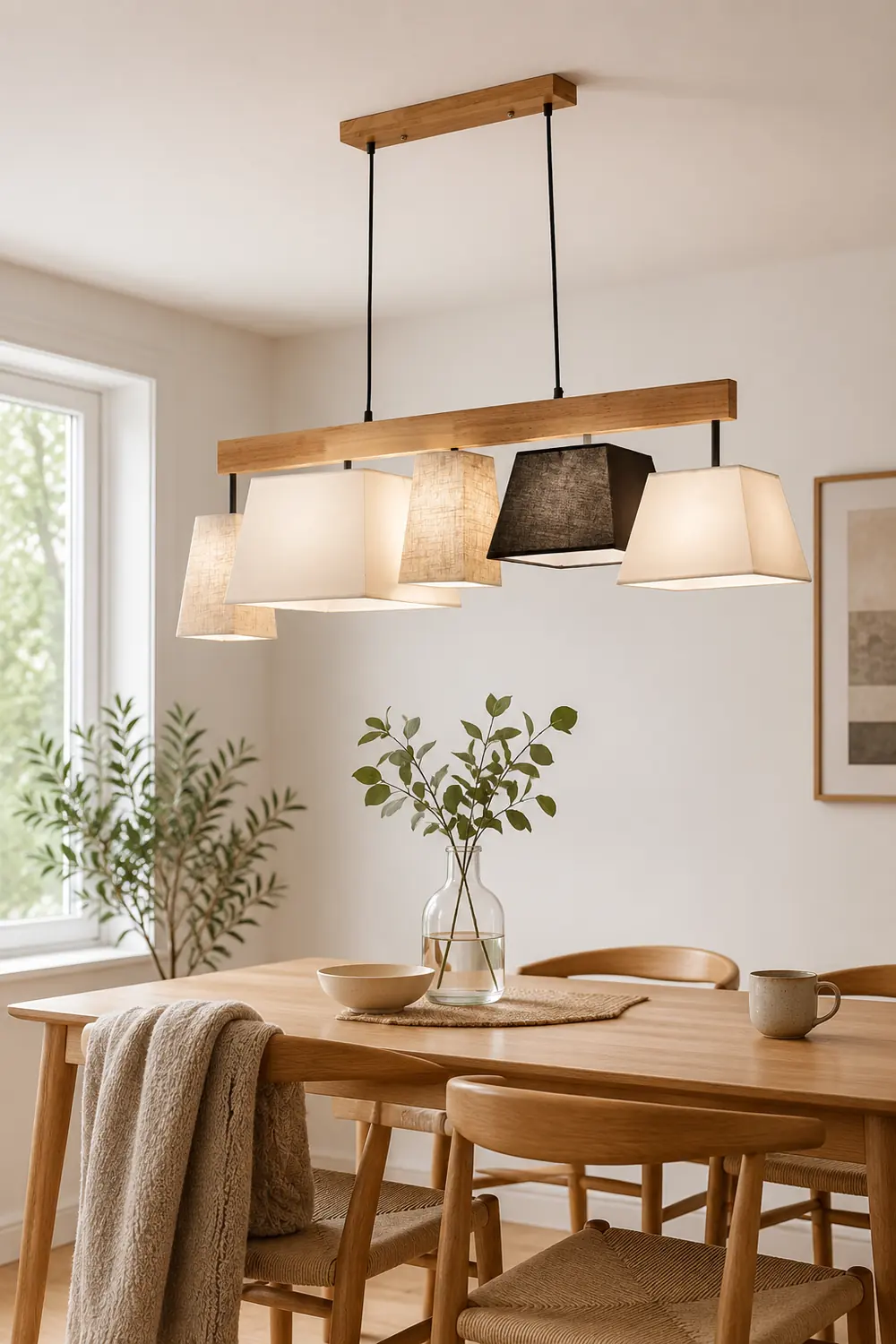 Lindby Wooden Chandelier - Lumpaz