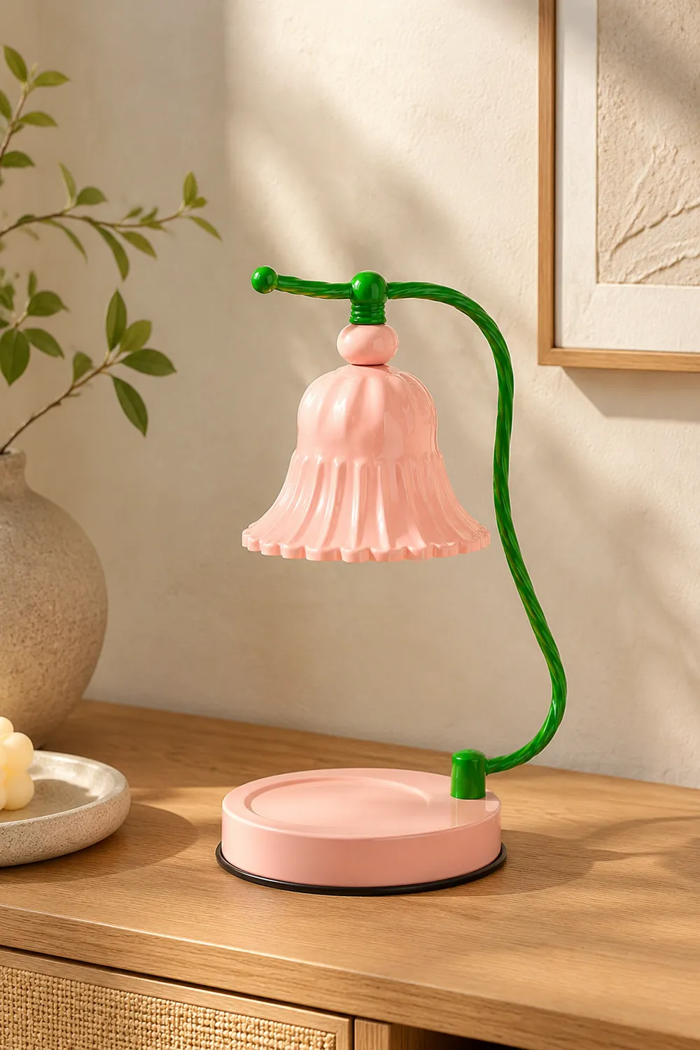 Pink Candle Table Lamp - Lumpaz
