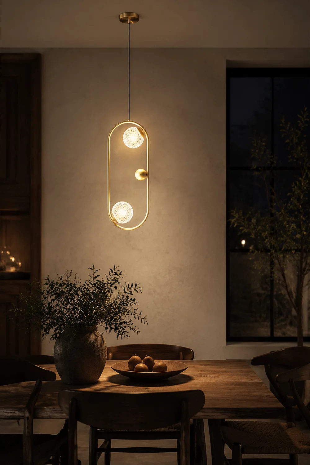 Jupiter Brass Pendant Lamp - Lumpaz