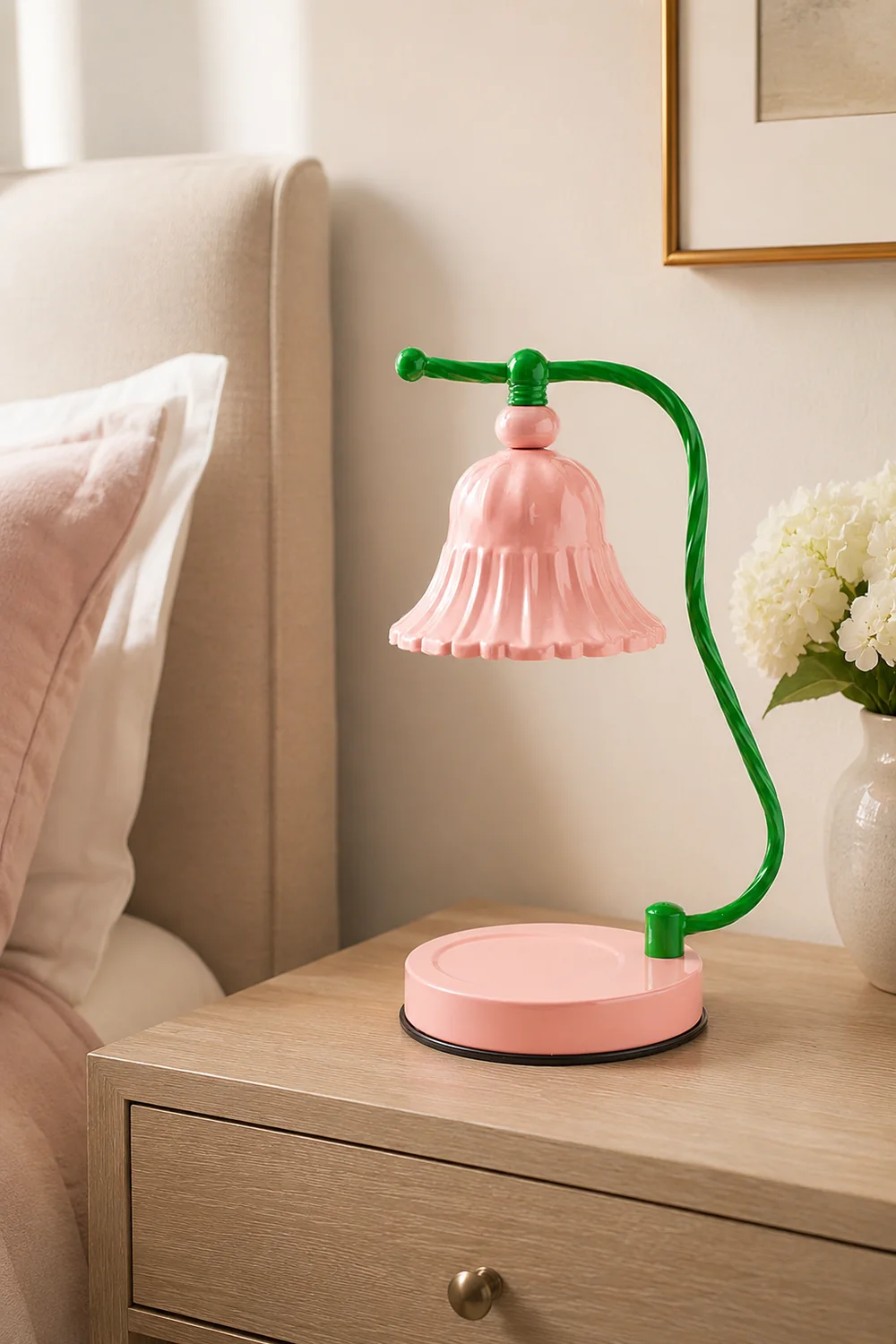 Pink Candle Table Lamp - Lumpaz
