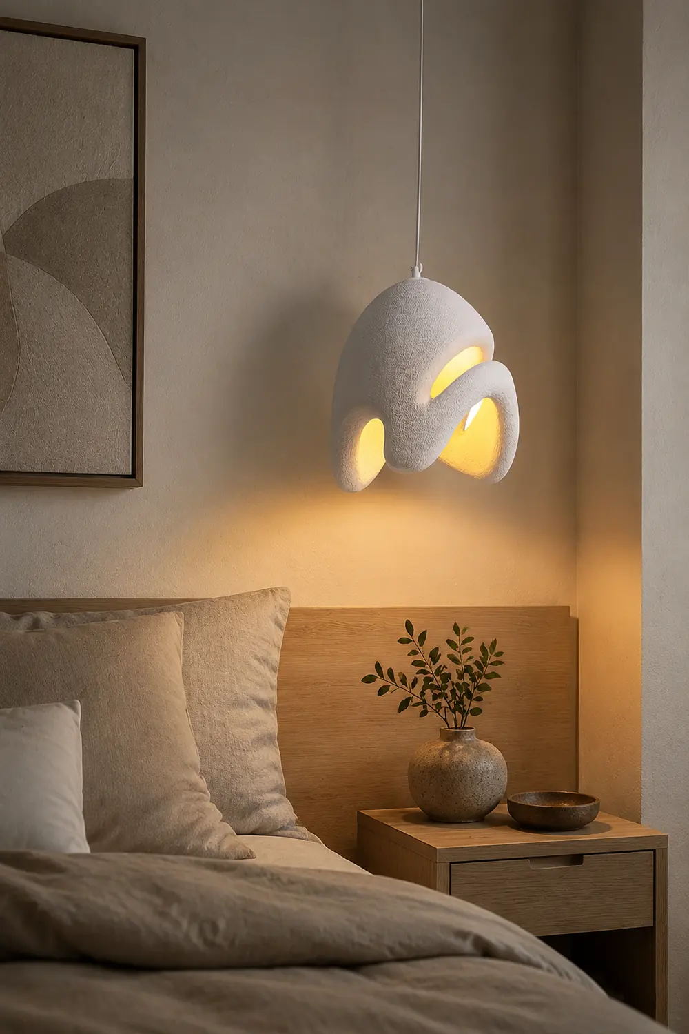 Wabi Sabi Resin Pendant Lamp - Lumpaz