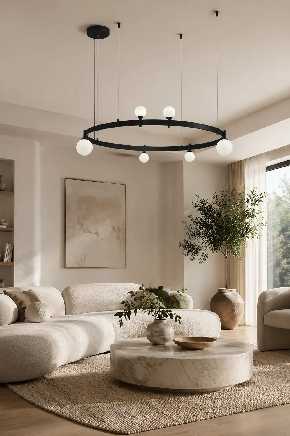 Stant Circular Chandelier - Lumpaz
