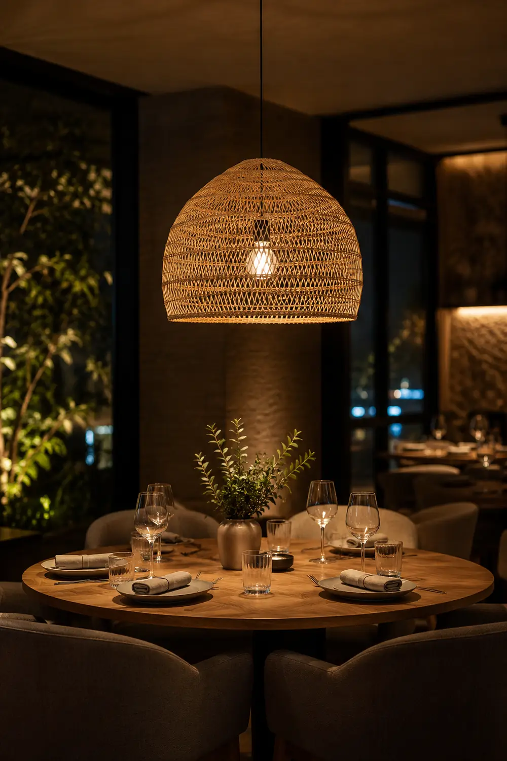 Wicker Pendant Lamp - Lumpaz