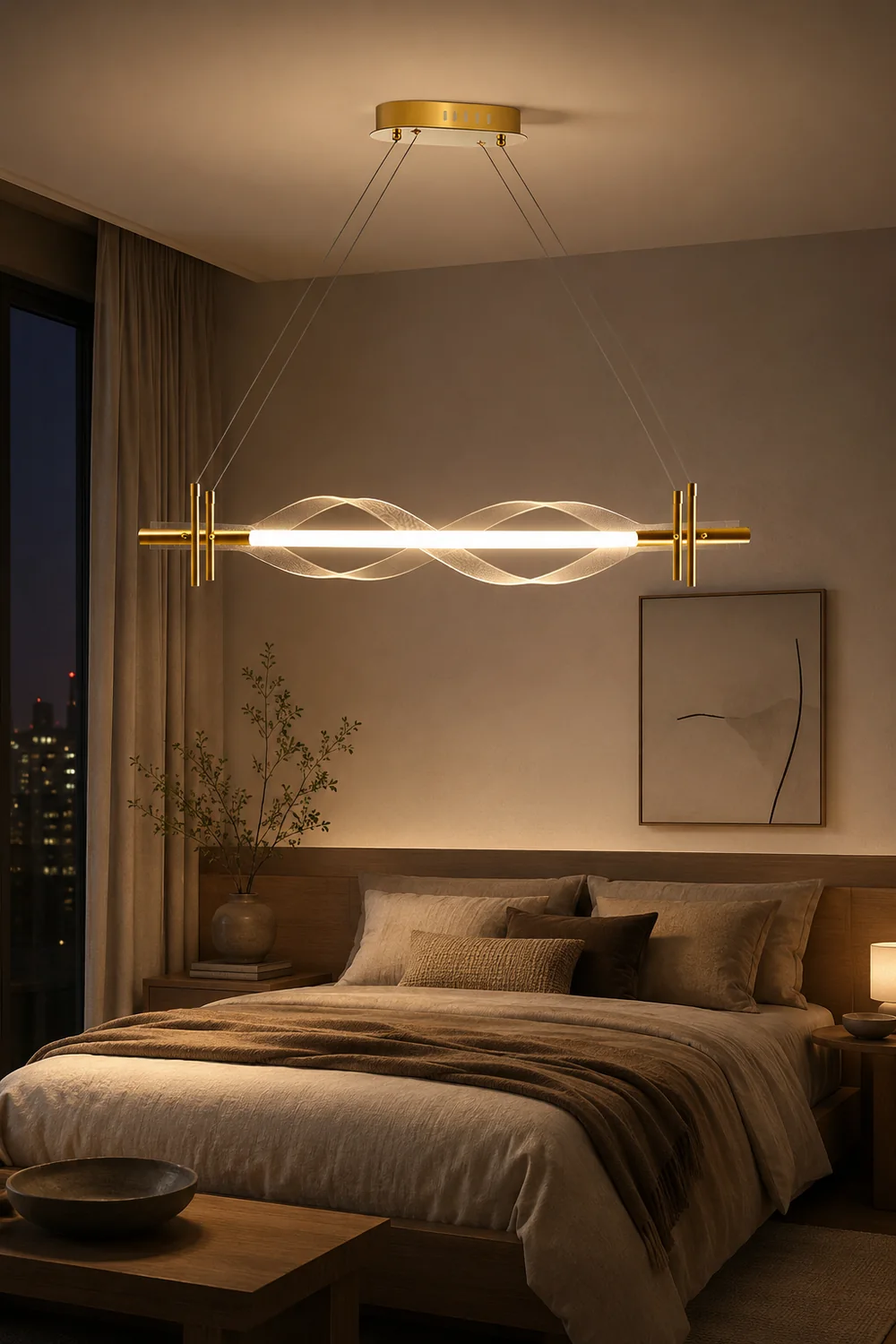Morae Acrylic Chandelier - Lumpaz
