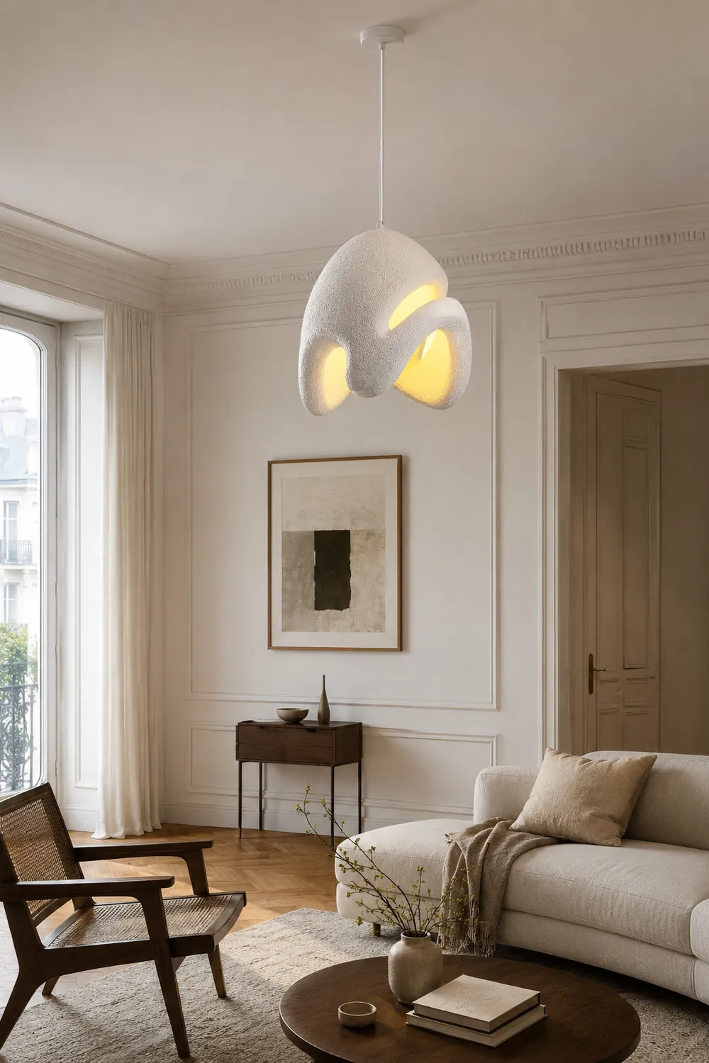Wabi Sabi Resin Pendant Lamp - Lumpaz