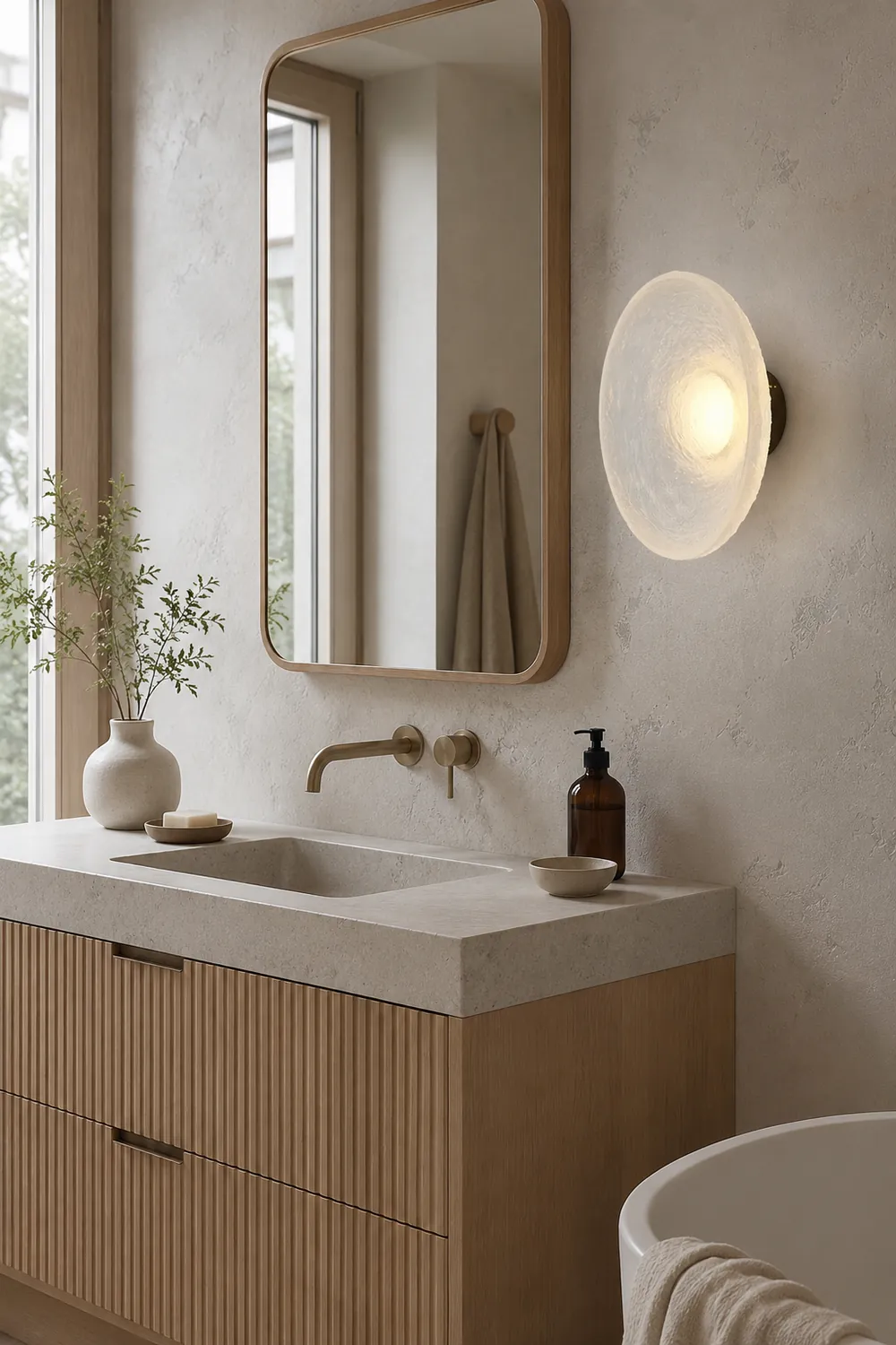 Eclipse Resin Wall Lamp - Lumpaz