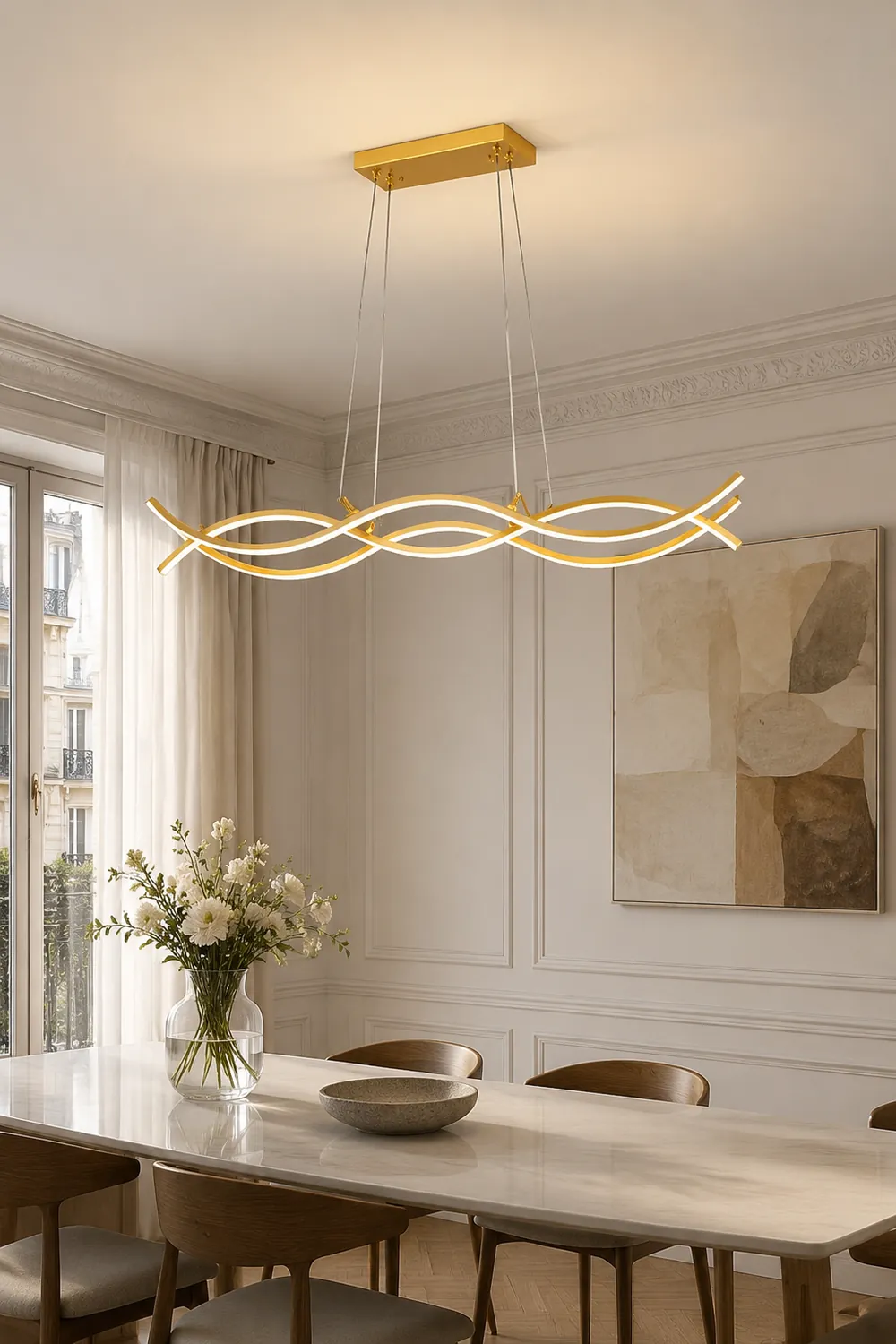 Wave Island Chandelier - Lumpaz