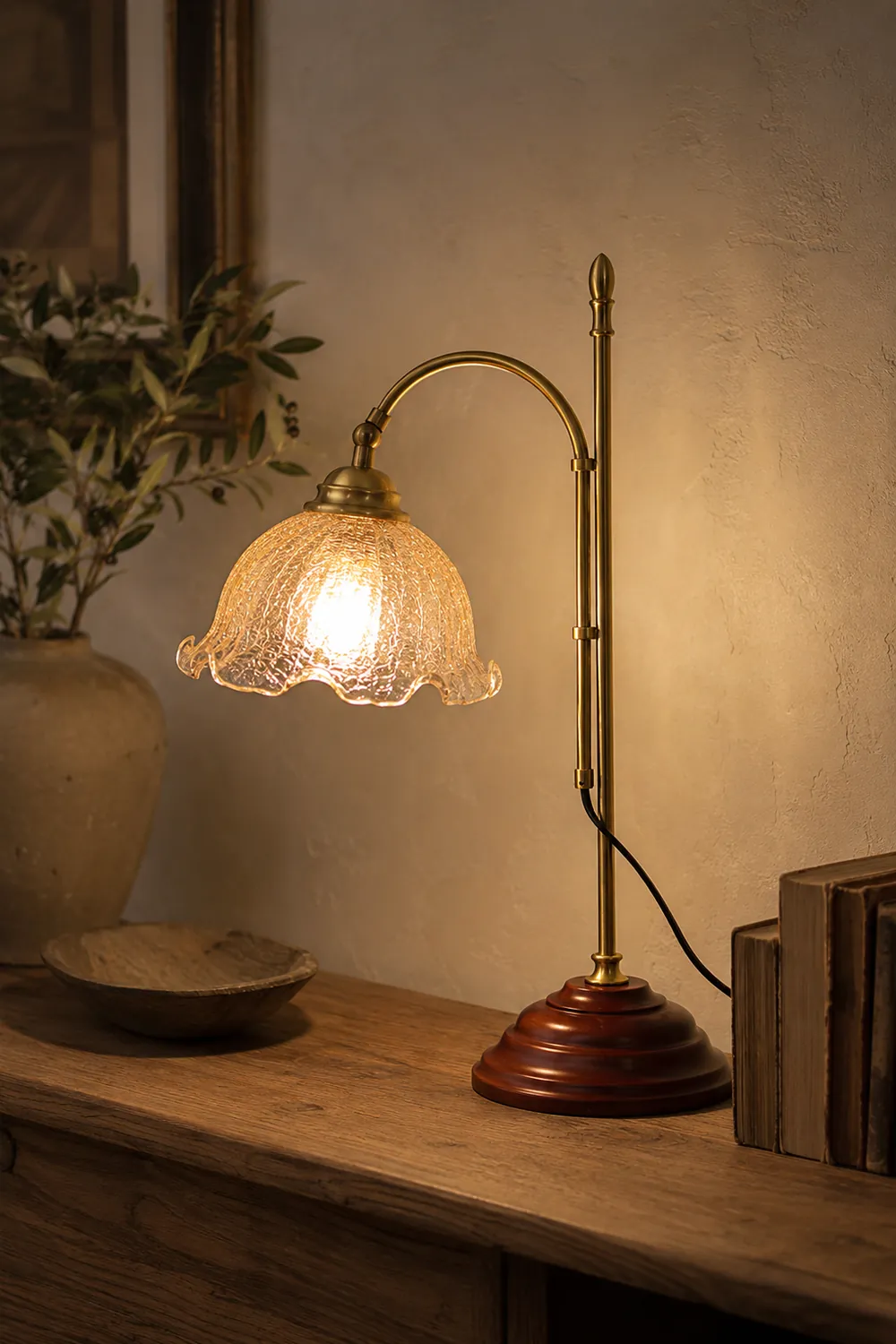 Vintage Textured Table Lamp - Lumpaz