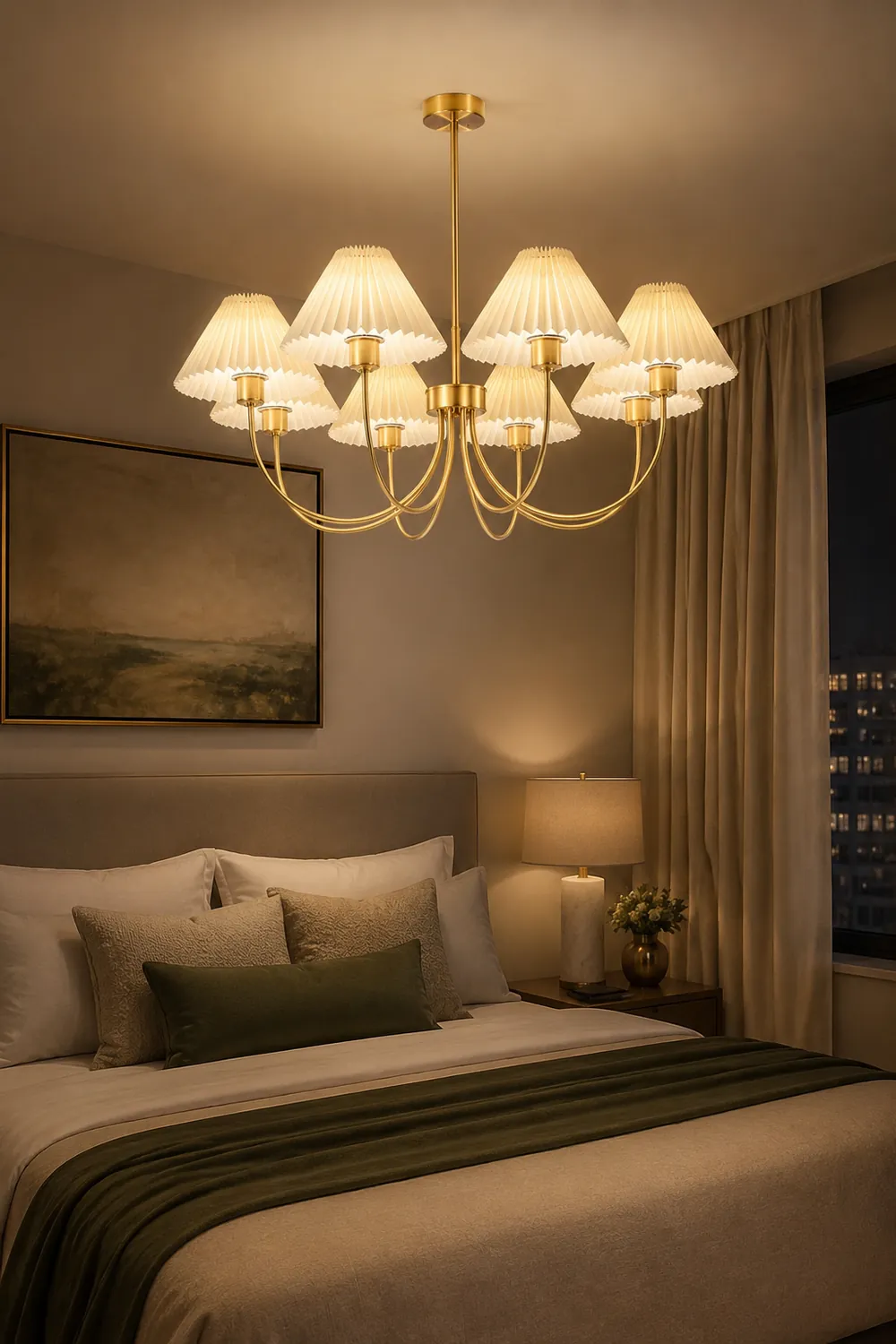 Shaded Chandelier - Lumpaz