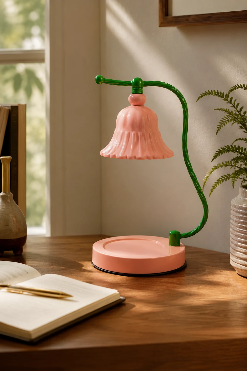 Pink Candle Table Lamp - Lumpaz