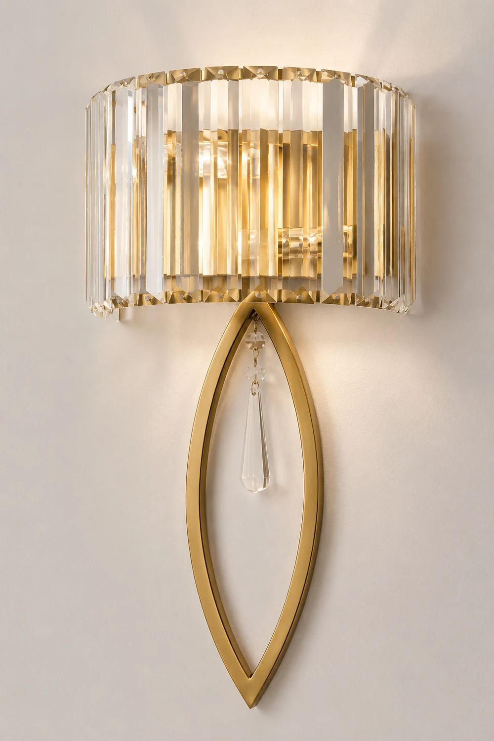 Arc Prismatic Crystal Wall Lamp - Lumpaz