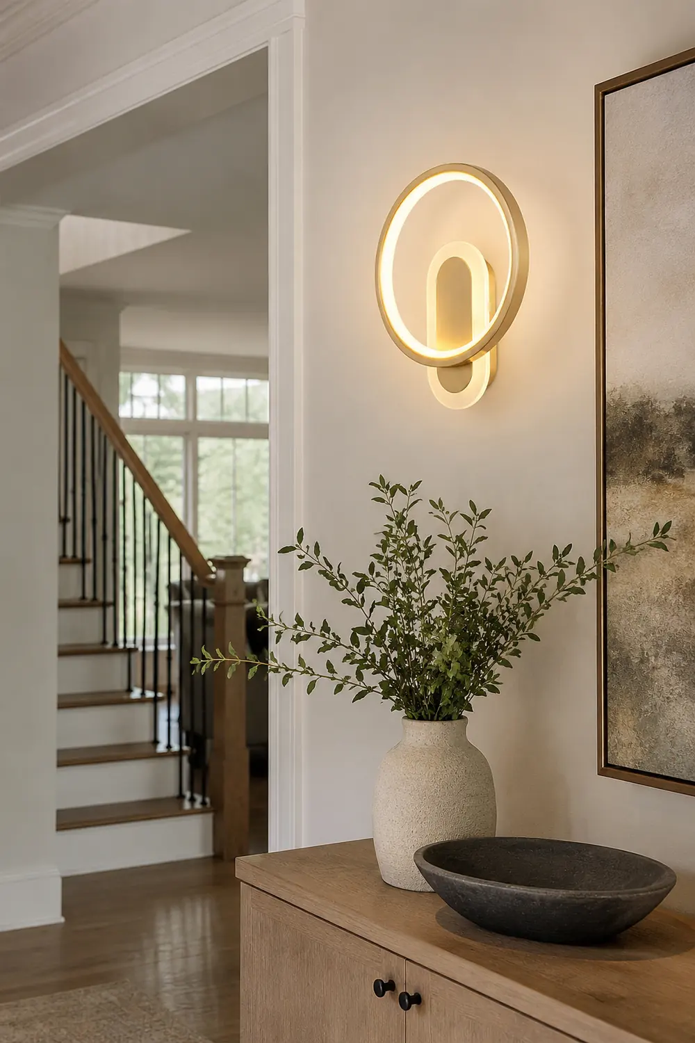 Round Brass Wall Lamp - Lumpaz