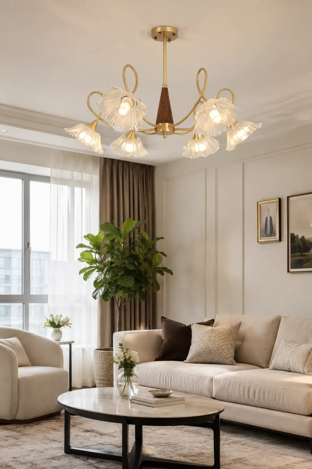 Ercole Glass Chandelier - Lumpaz