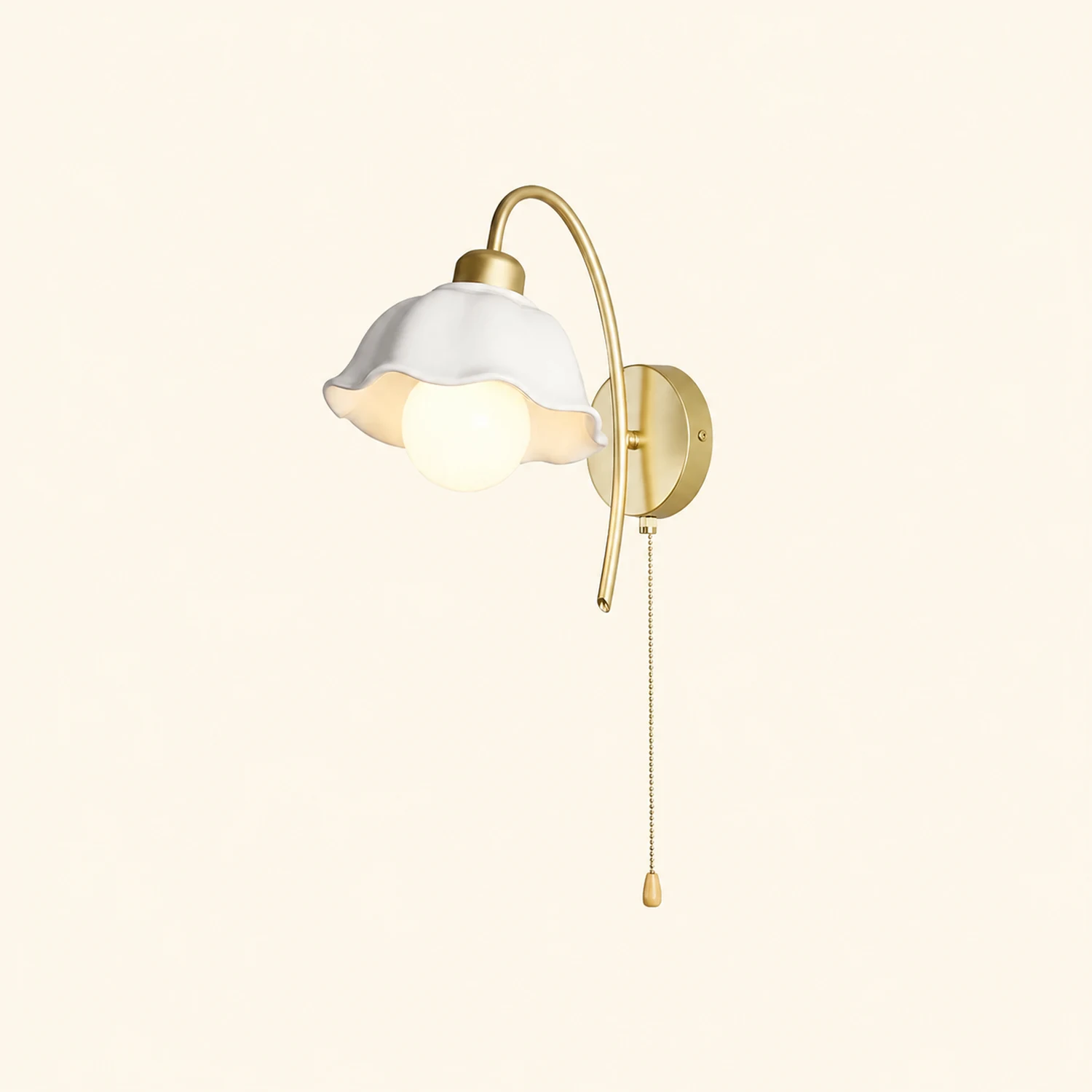 Flower Ceramic Wall Lamp - Lumpaz