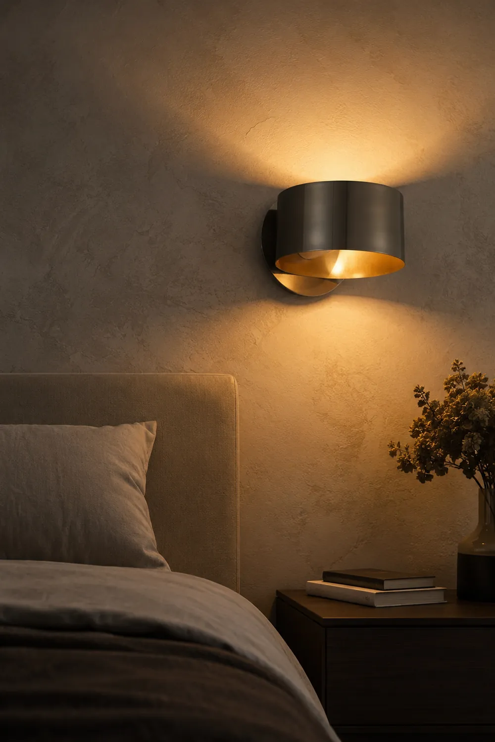 Brass Drum Wall Lamp - Lumpaz