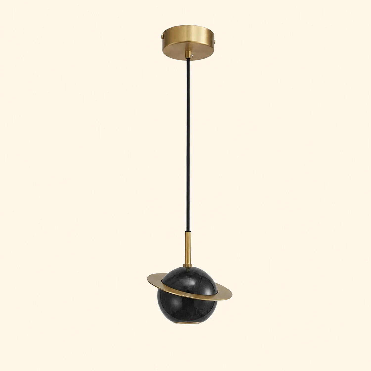 Marble Sphere Pendant Lamp - Lumpaz