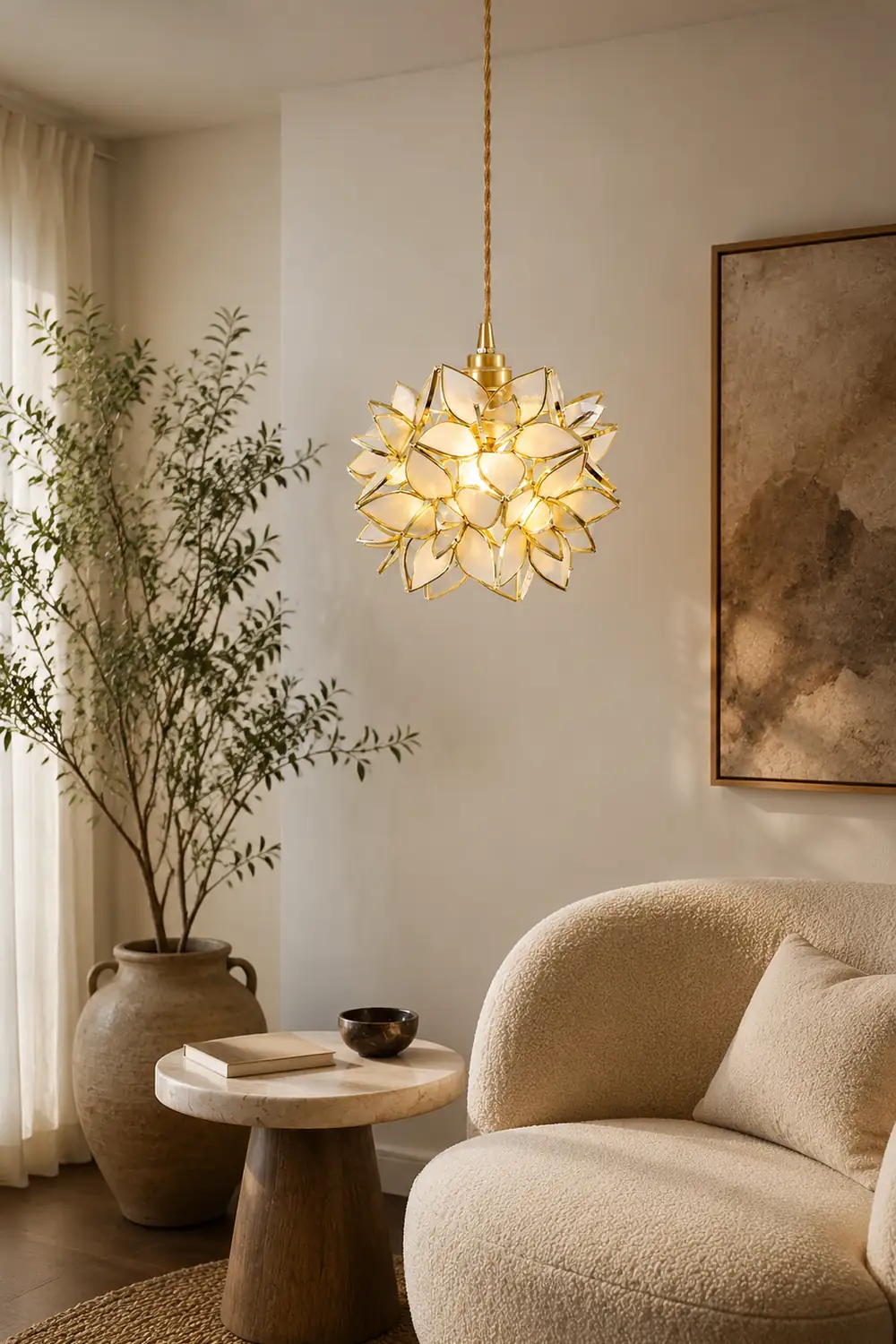 Capiz Pendant Lamp - Lumpaz
