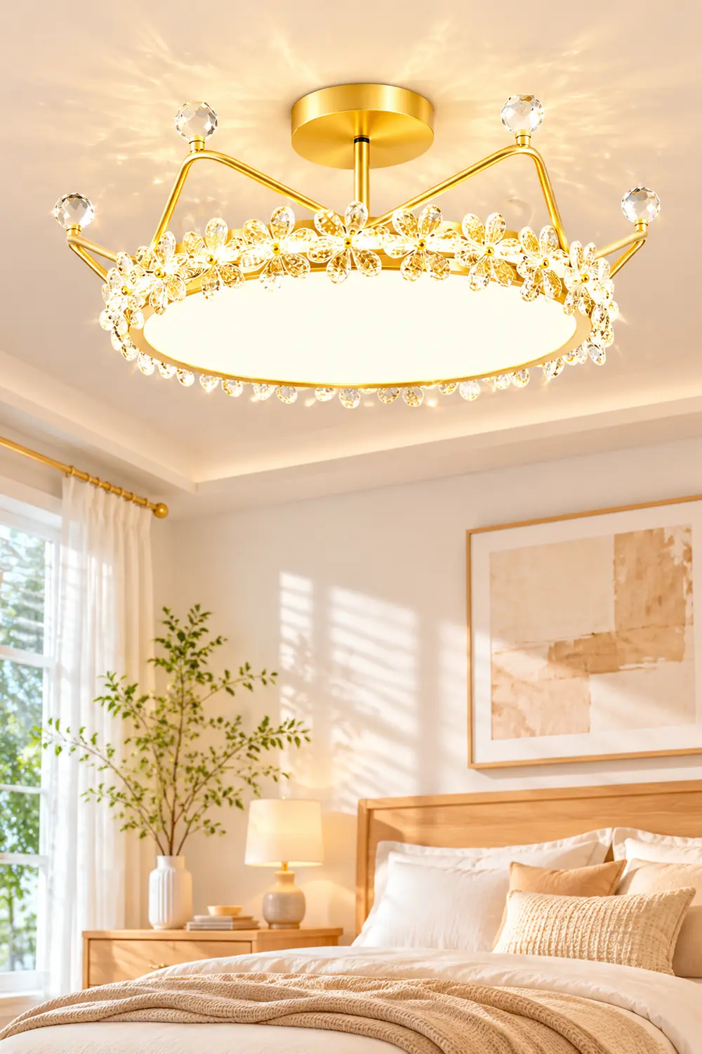 Petal Crown Ceiling Lamp - Lumpaz