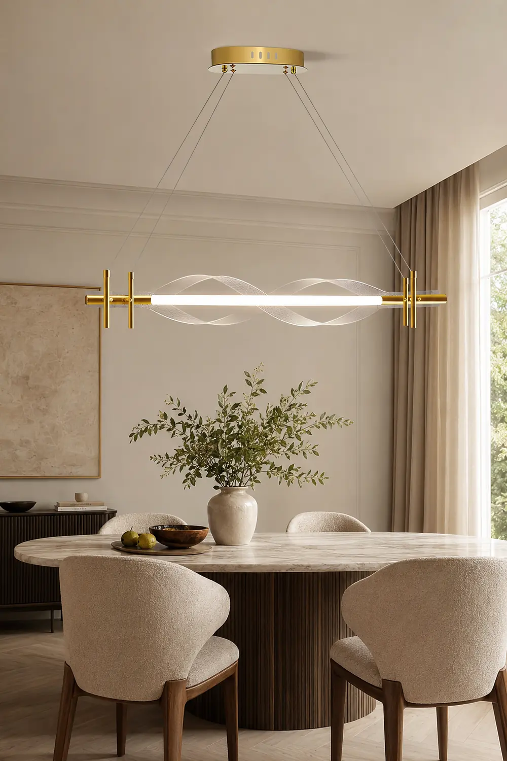 Morae Acrylic Chandelier - Lumpaz