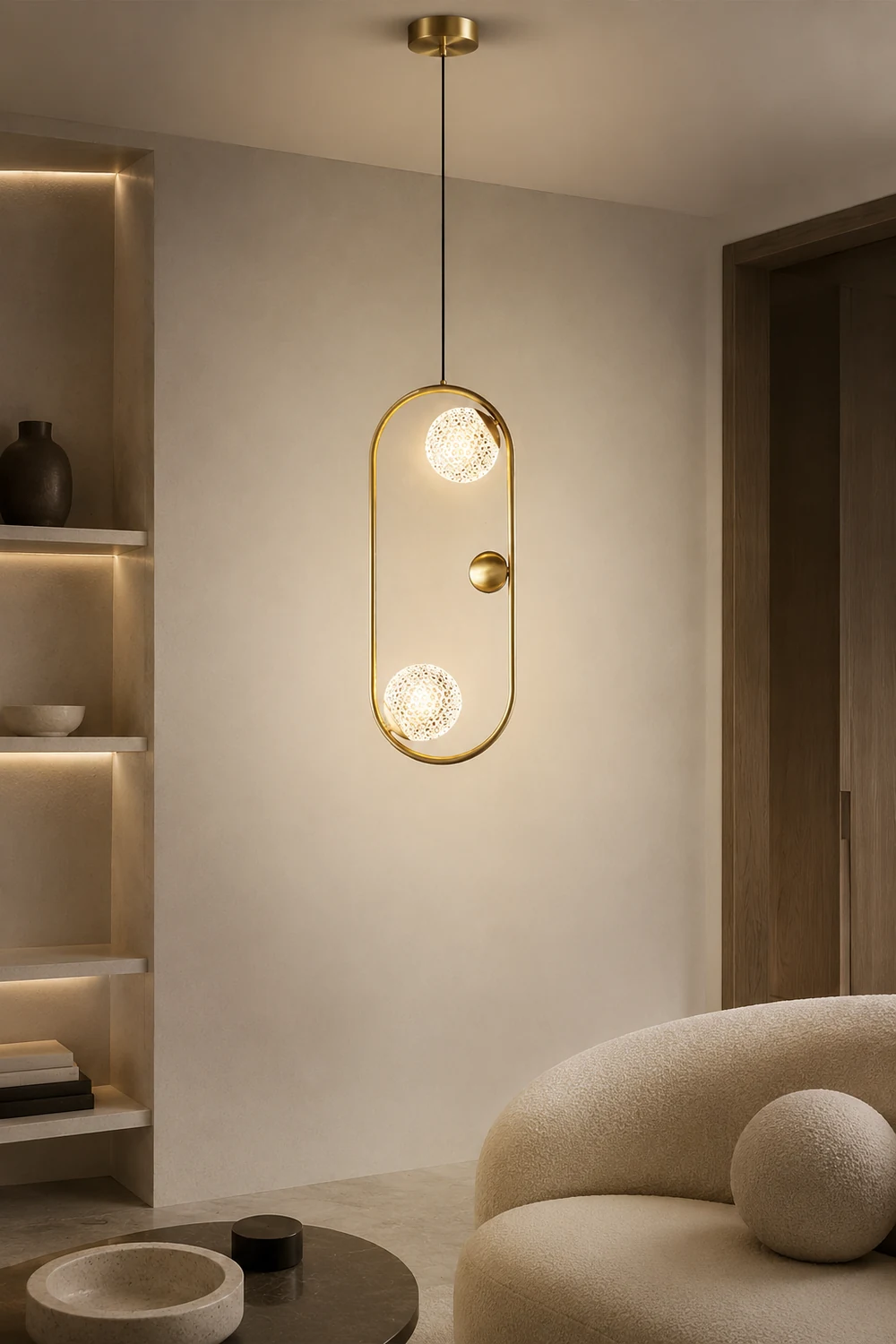 Jupiter Brass Pendant Lamp - Lumpaz