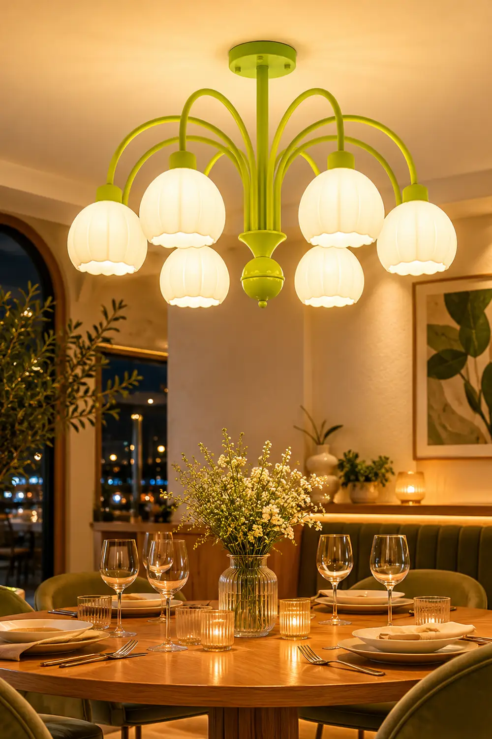 Lustra Flower Chandelier - Lumpaz