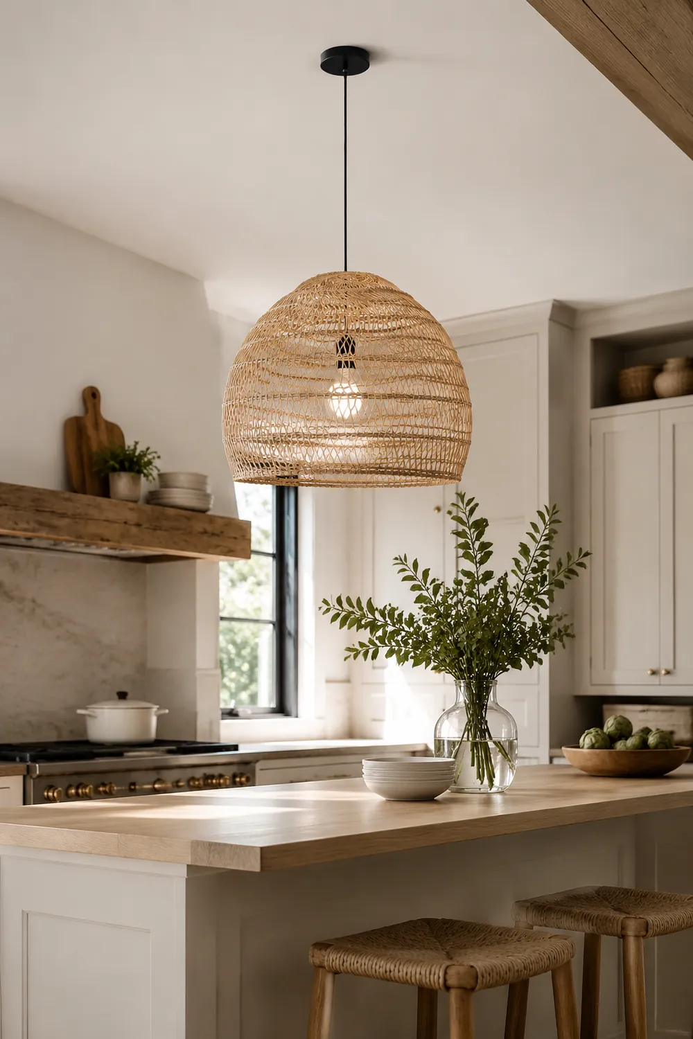 Wicker Pendant Lamp - Lumpaz