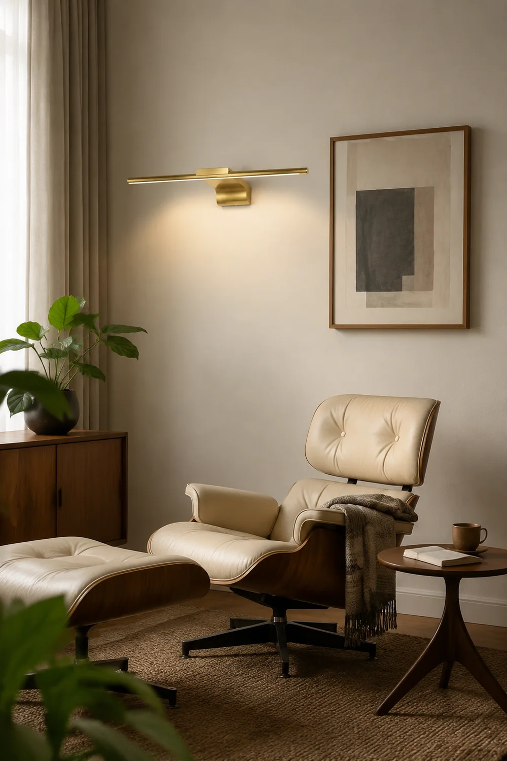 Metallic Streamlined Wall Lamp - Lumpaz