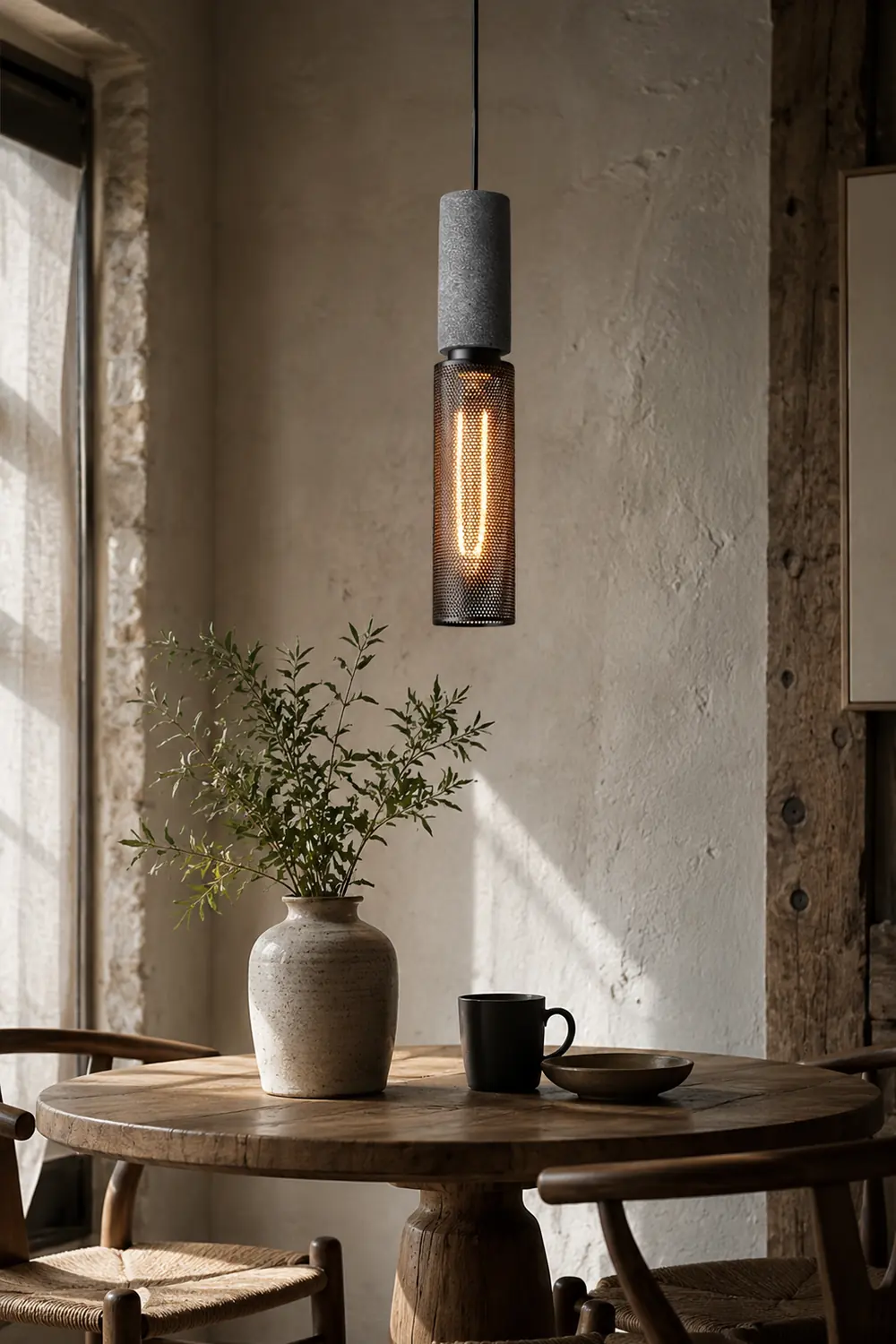 Concrete Industry Pendant Lamp - Lumpaz