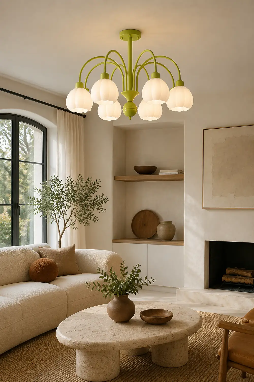 Lustra Flower Chandelier - Lumpaz
