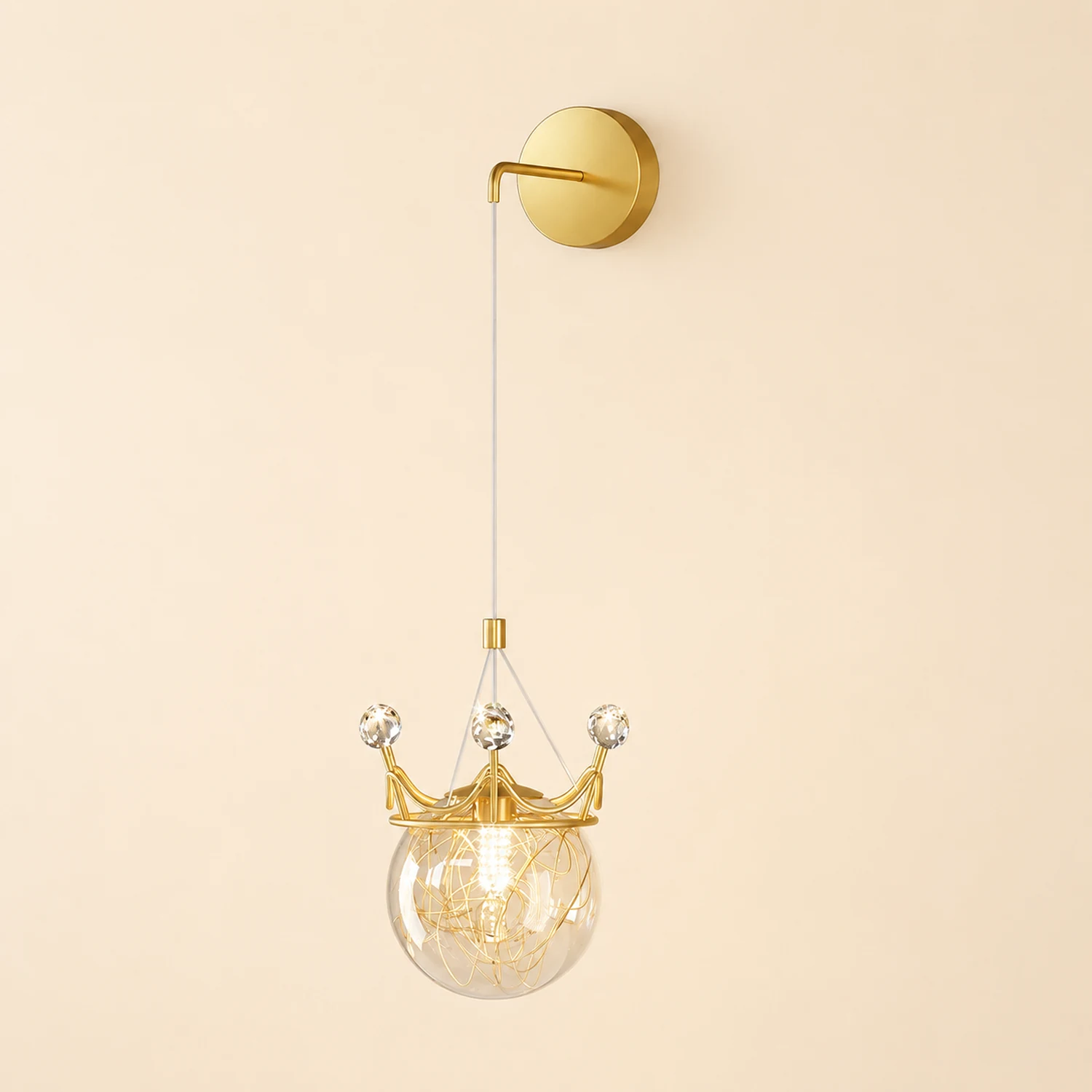 Gypsophila Crown Wall Lamp - Lumpaz