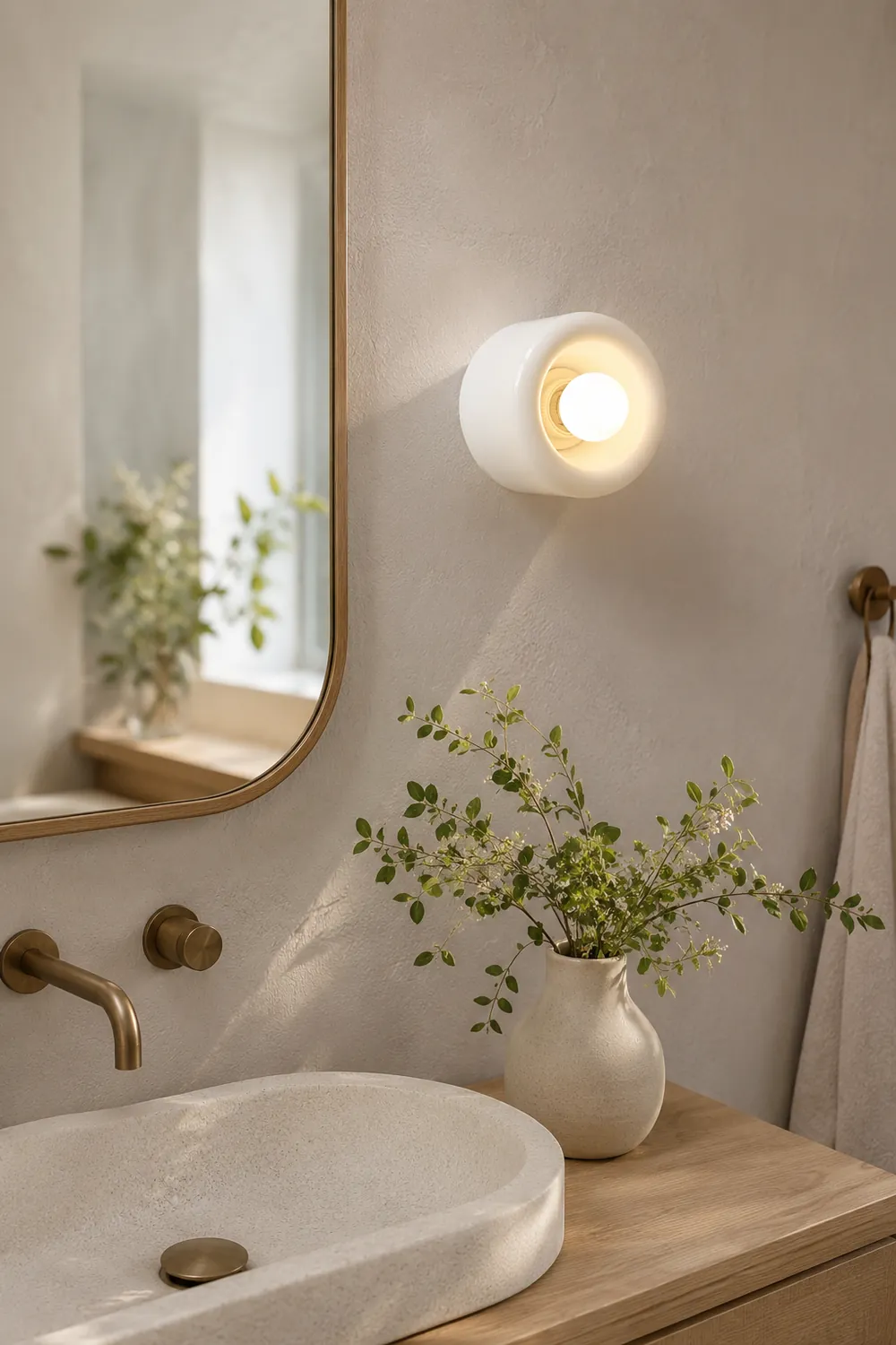 Round Glass Wall Lamp - Lumpaz