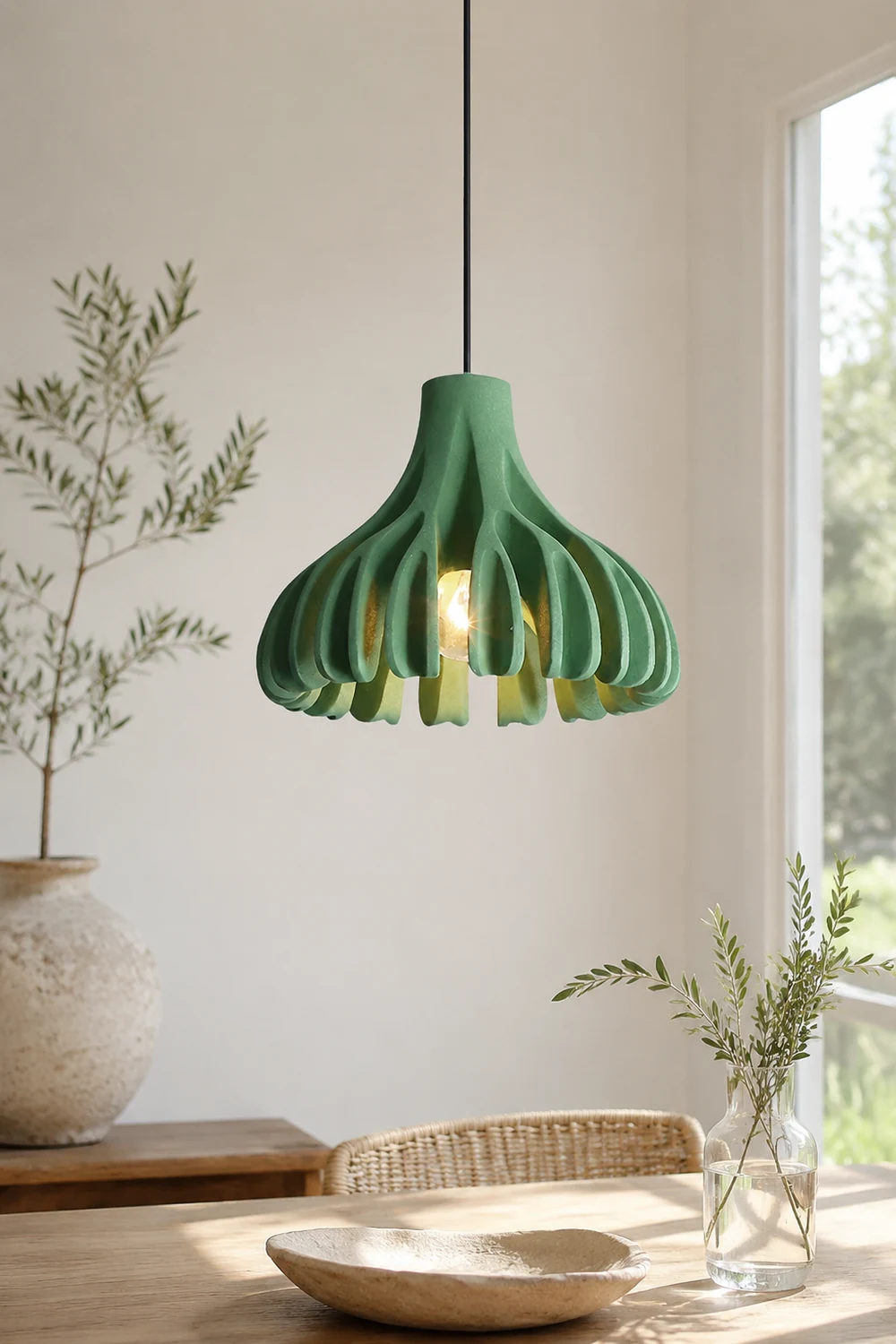 Coral Resin Pendant Lamp - Lumpaz