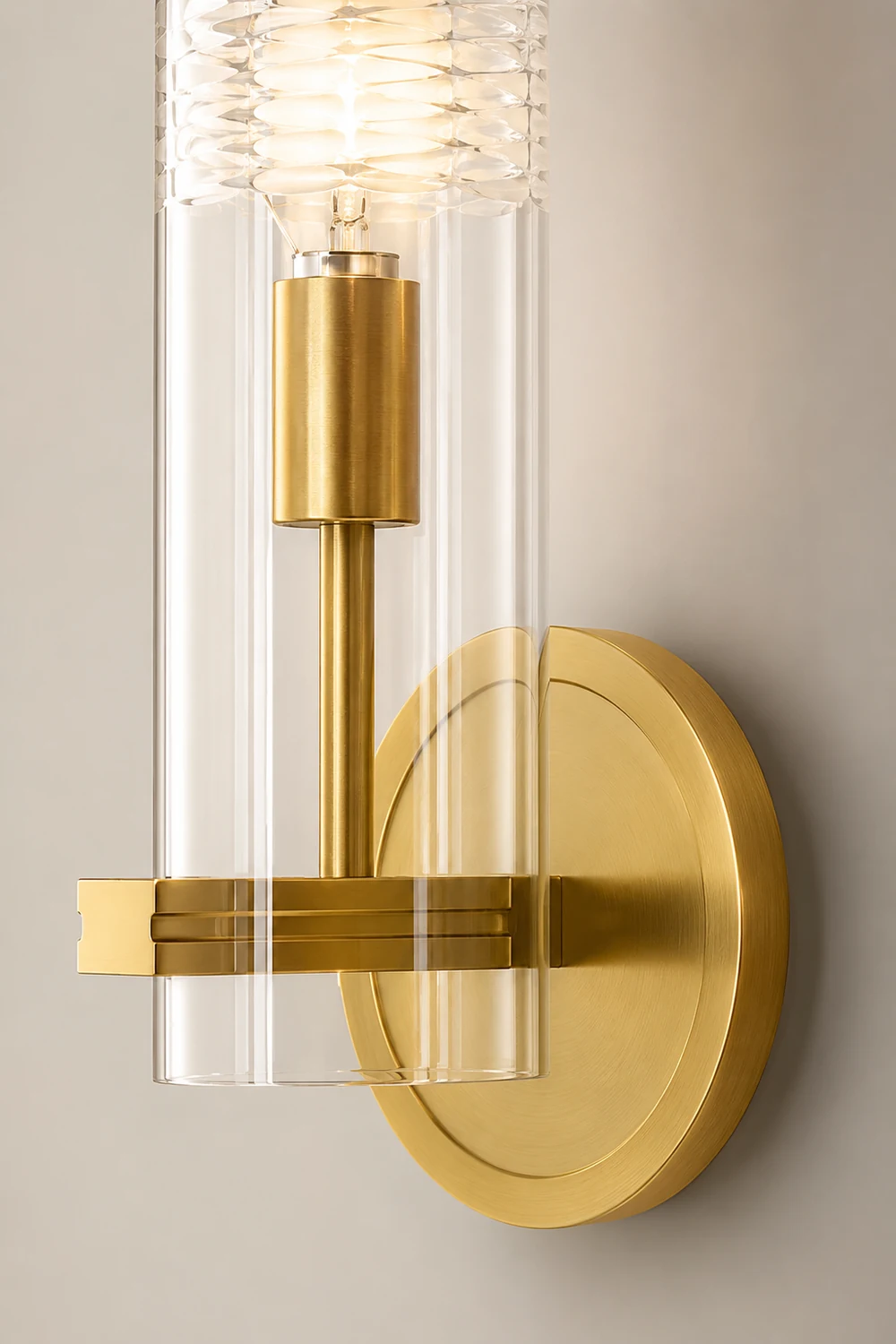 Glass Candlestick Wall Lamp - Lumpaz