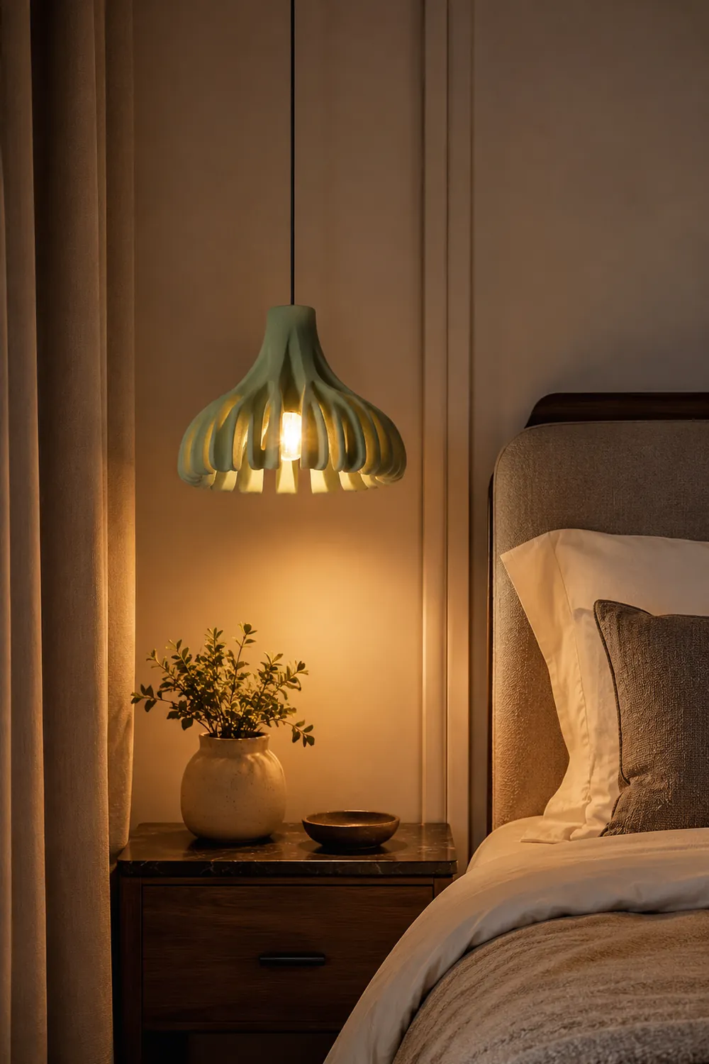 Coral Resin Pendant Lamp - Lumpaz
