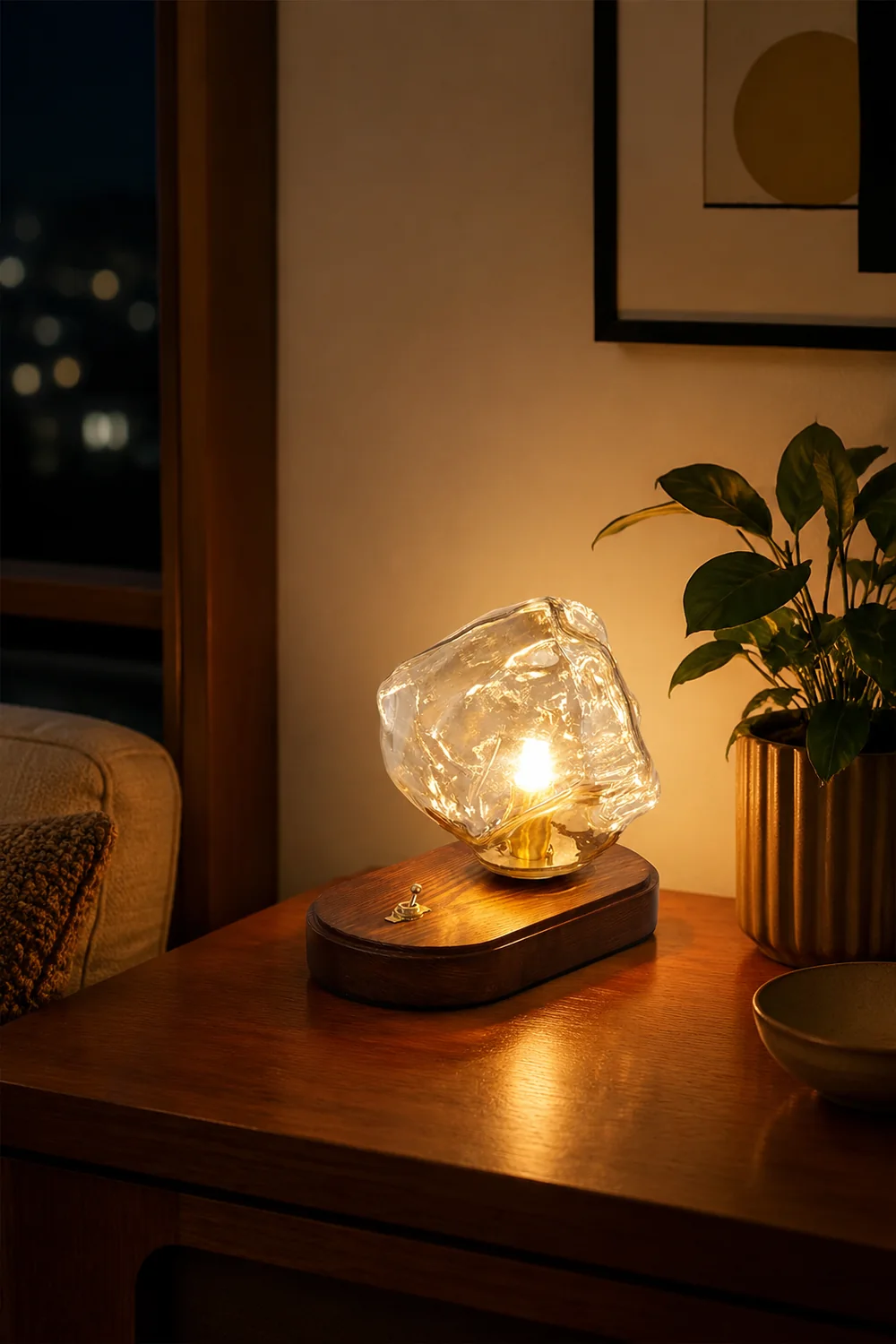 Ice Inspired Table Lamp - Lumpaz