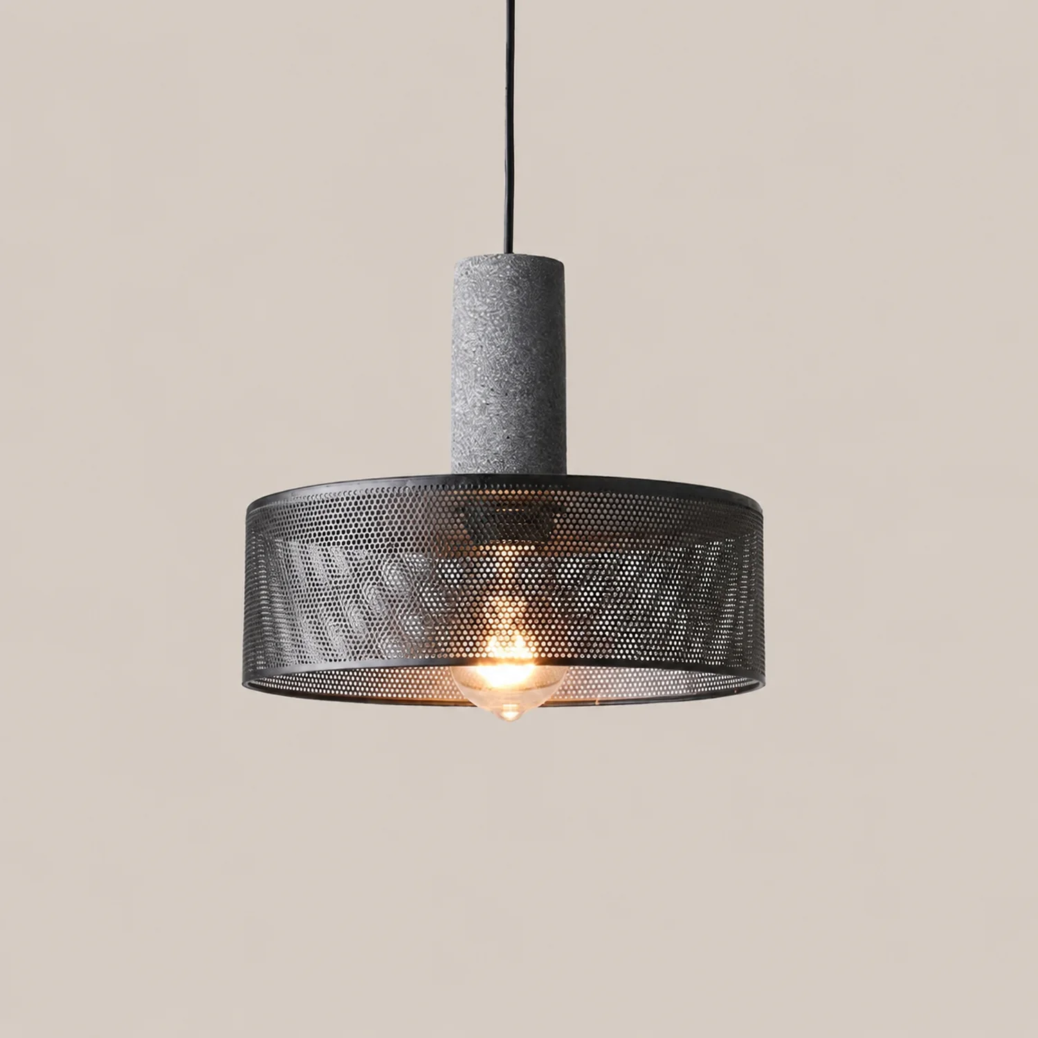 Concrete Industry Pendant Lamp - Lumpaz