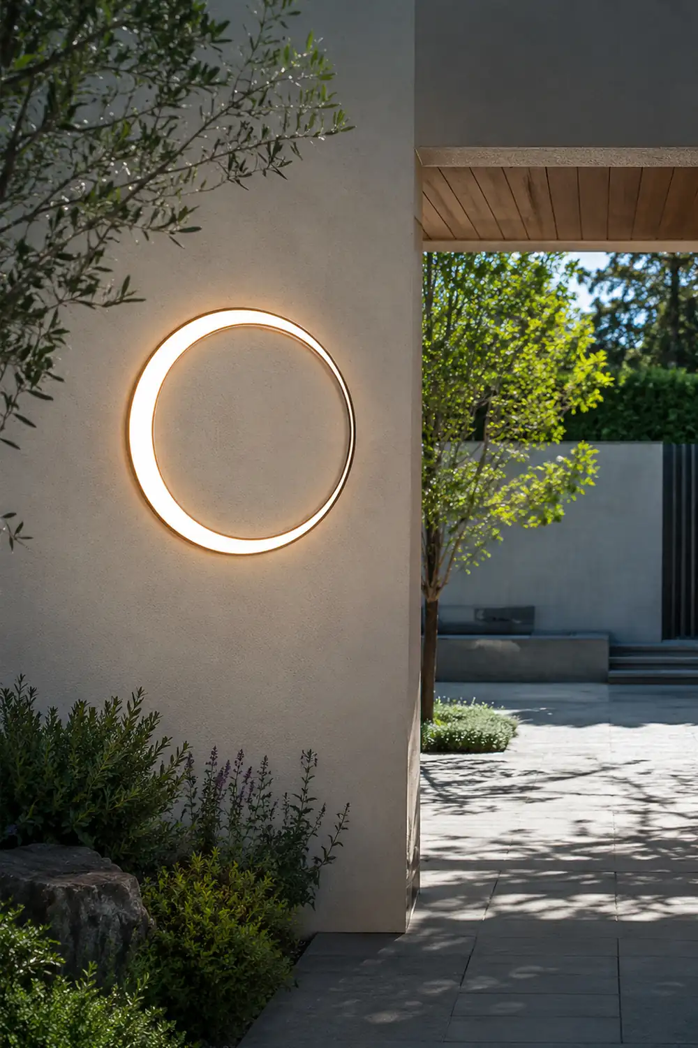 Moon Outdoor Wall Lamp - Lumpaz