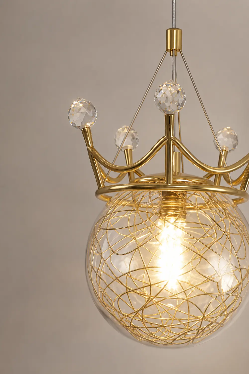 Gypsophila Crown Pendant Lamp - Lumpaz